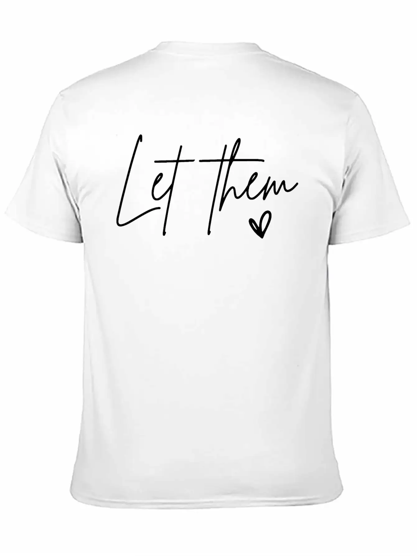 Let Them Heart Kindness Matters Essential Cotton Tee For Daily Outfits ¨C Unisex Style