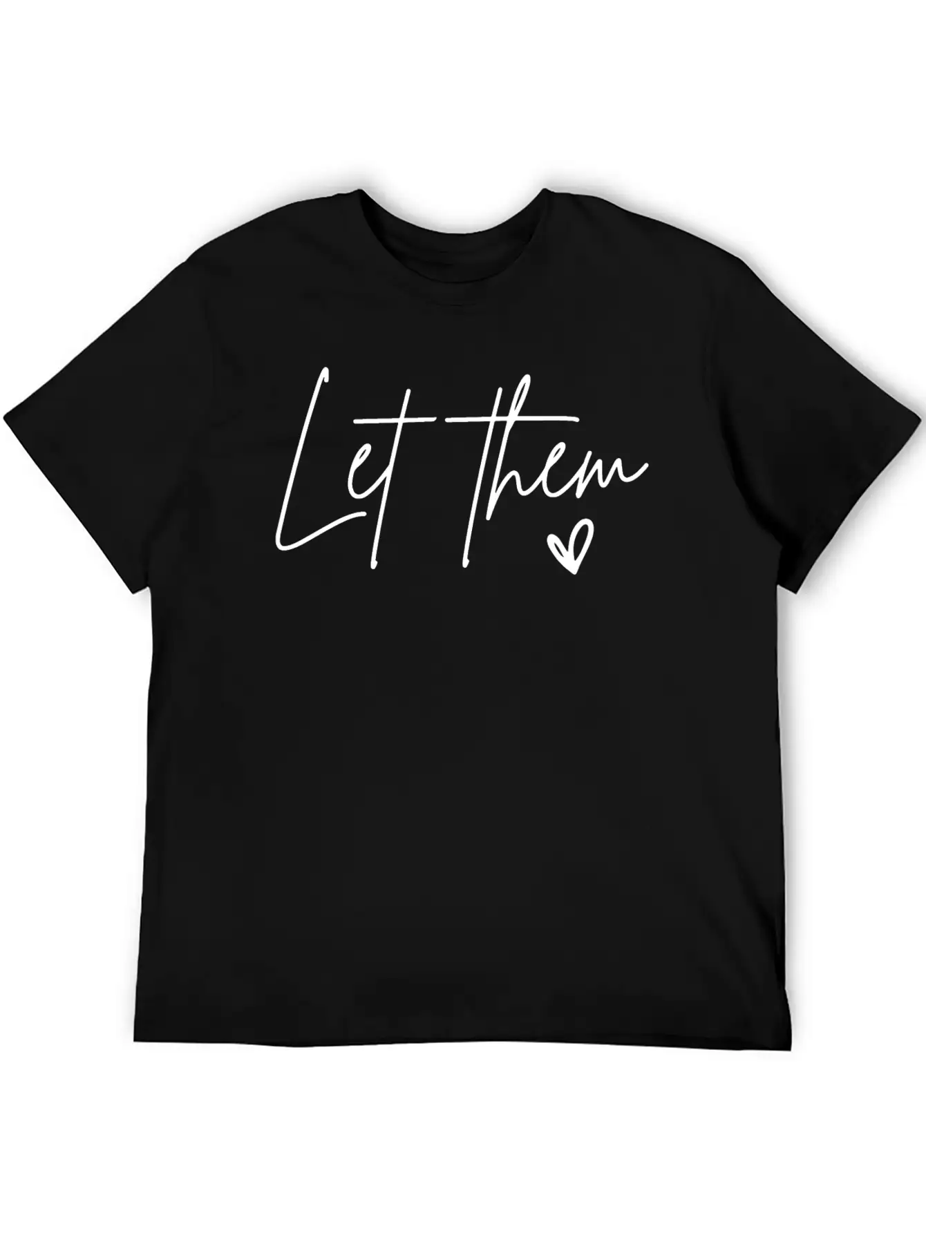 Let Them Heart Kindness Matters Essential Cotton Tee For Daily Outfits ¨C Unisex Style