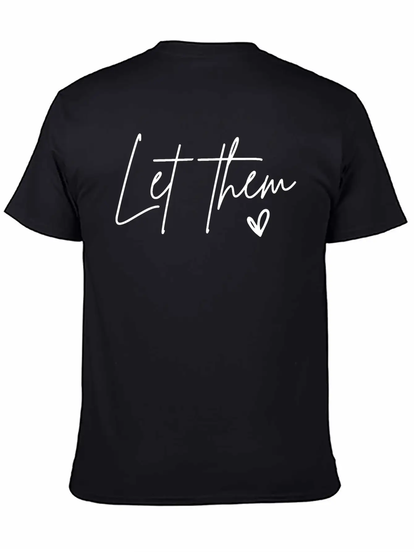 Let Them Heart Kindness Matters Essential Cotton Tee For Daily Outfits ¨C Unisex Style