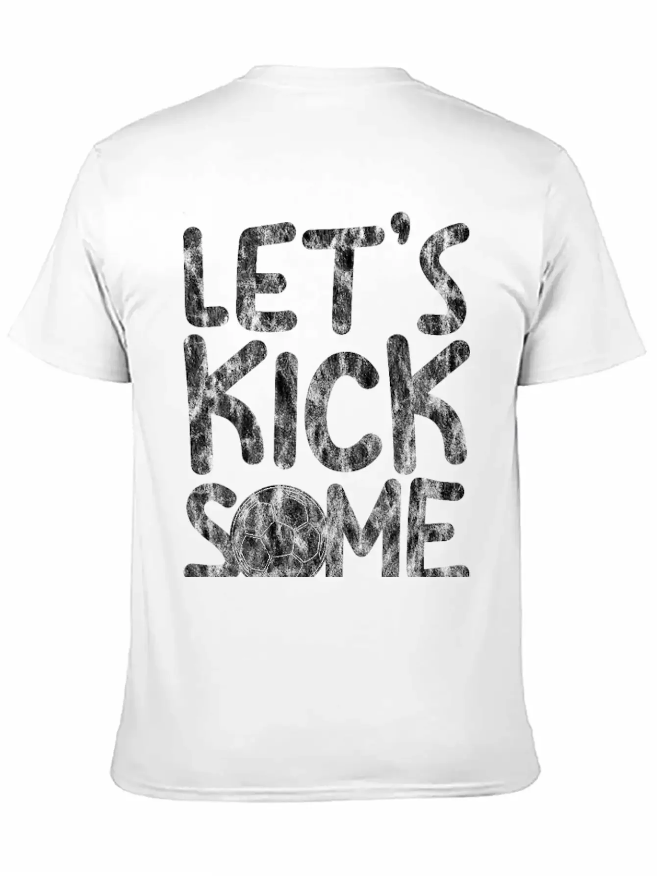 Let's Kick Some Grass 3 Basic Graphic T-Shirt ¨C Daily Comfort In Soft Cotton