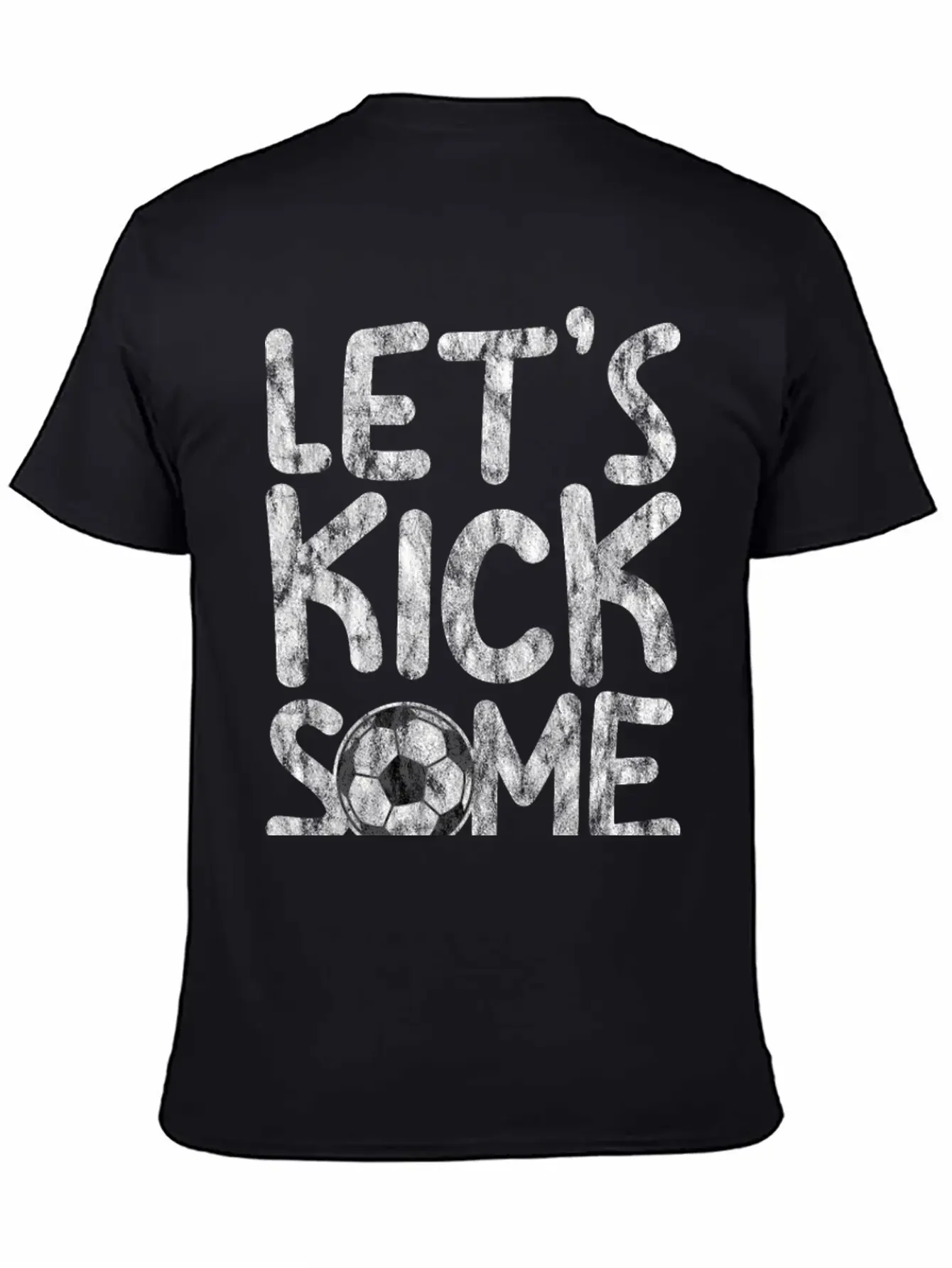 Let's Kick Some Grass 3 Basic Graphic T-Shirt ¨C Daily Comfort In Soft Cotton