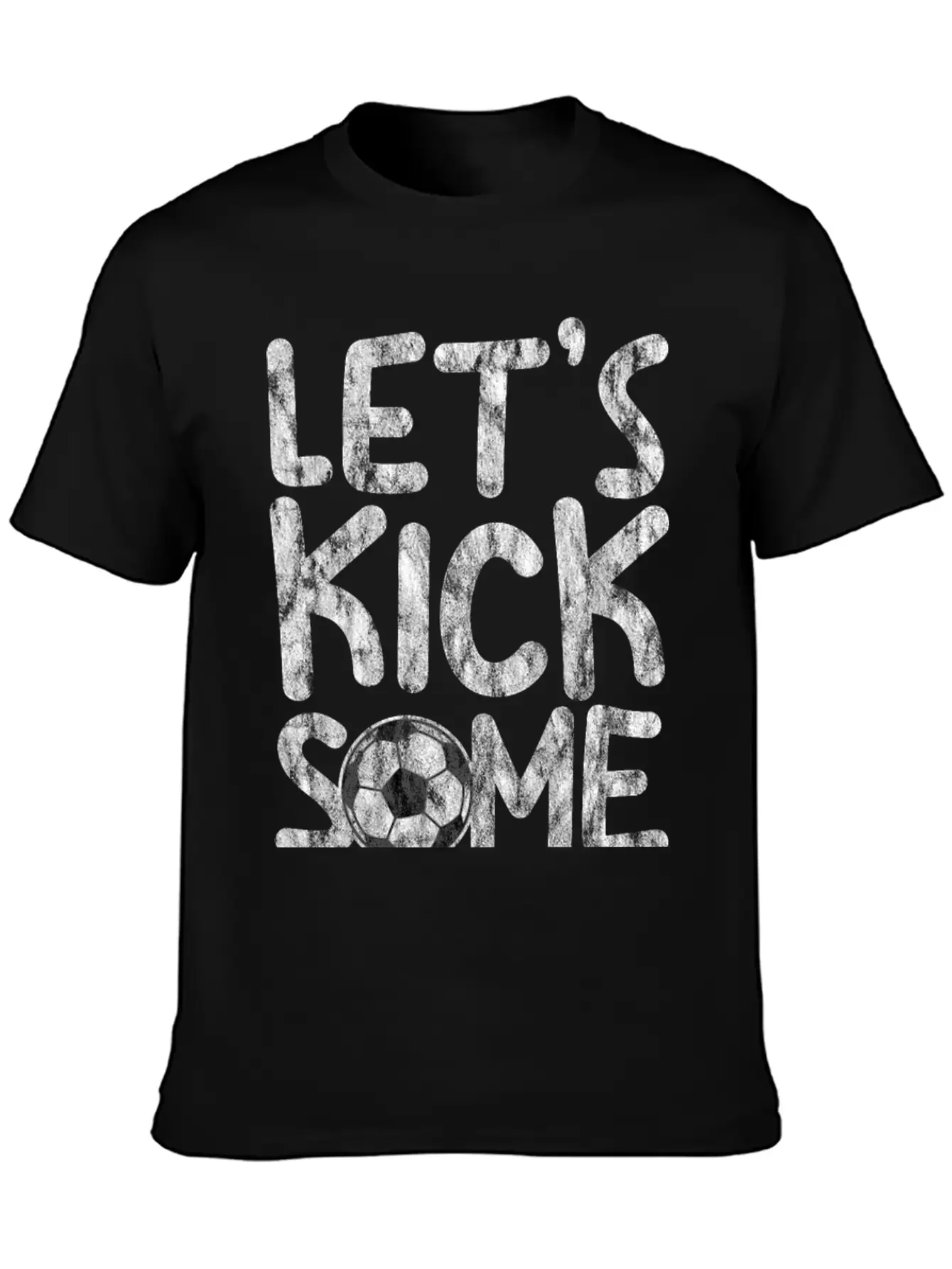 Let's Kick Some Grass 3 Basic Graphic T-Shirt ¨C Daily Comfort In Soft Cotton