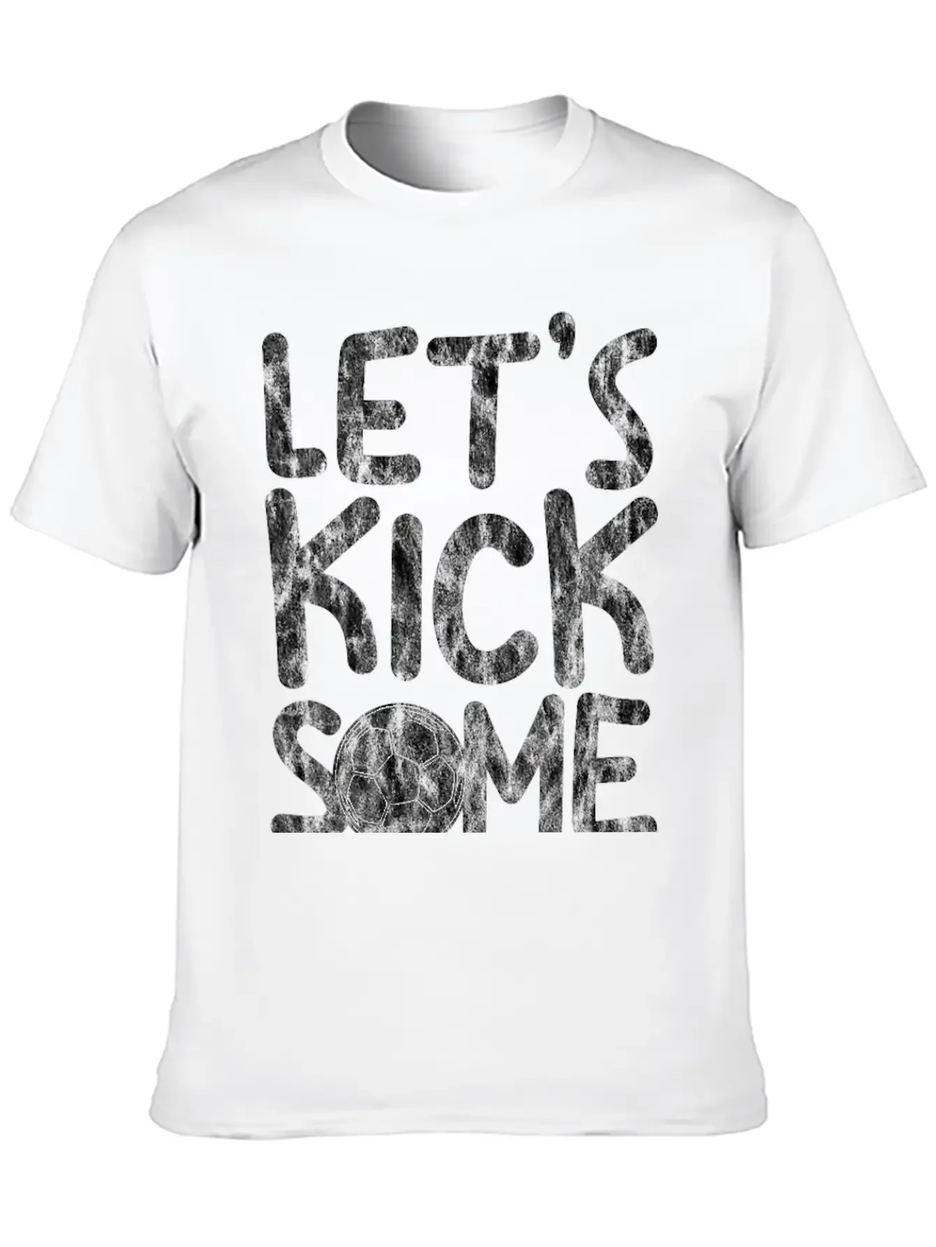 Let's Kick Some Grass 3 Basic Graphic T-Shirt ¨C Daily Comfort In Soft Cotton