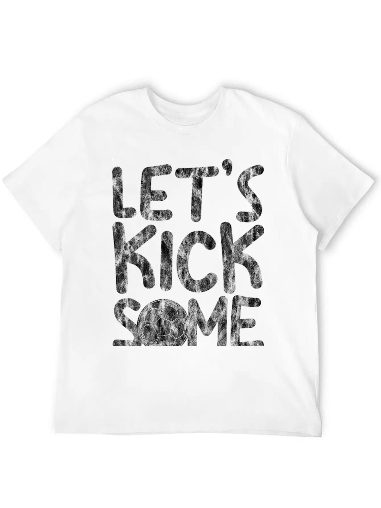 Let's Kick Some Grass 3 Basic Graphic T-Shirt ¨C Daily Comfort In Soft Cotton