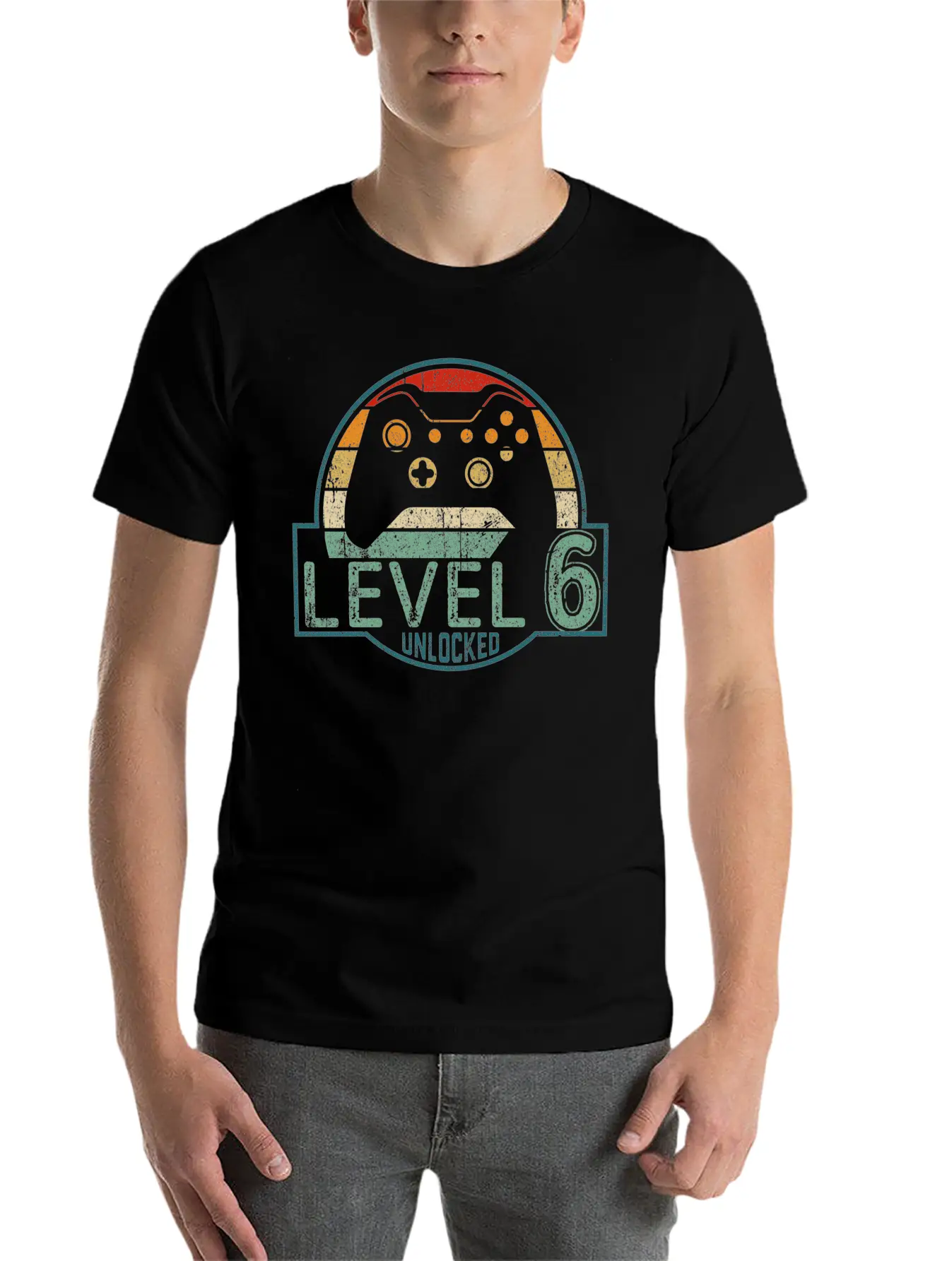 Level 6 Unlocked Video Game 6Th 6 Soft Cotton Short Sleeve Tee ¨C Unisex Wardrobe Staple