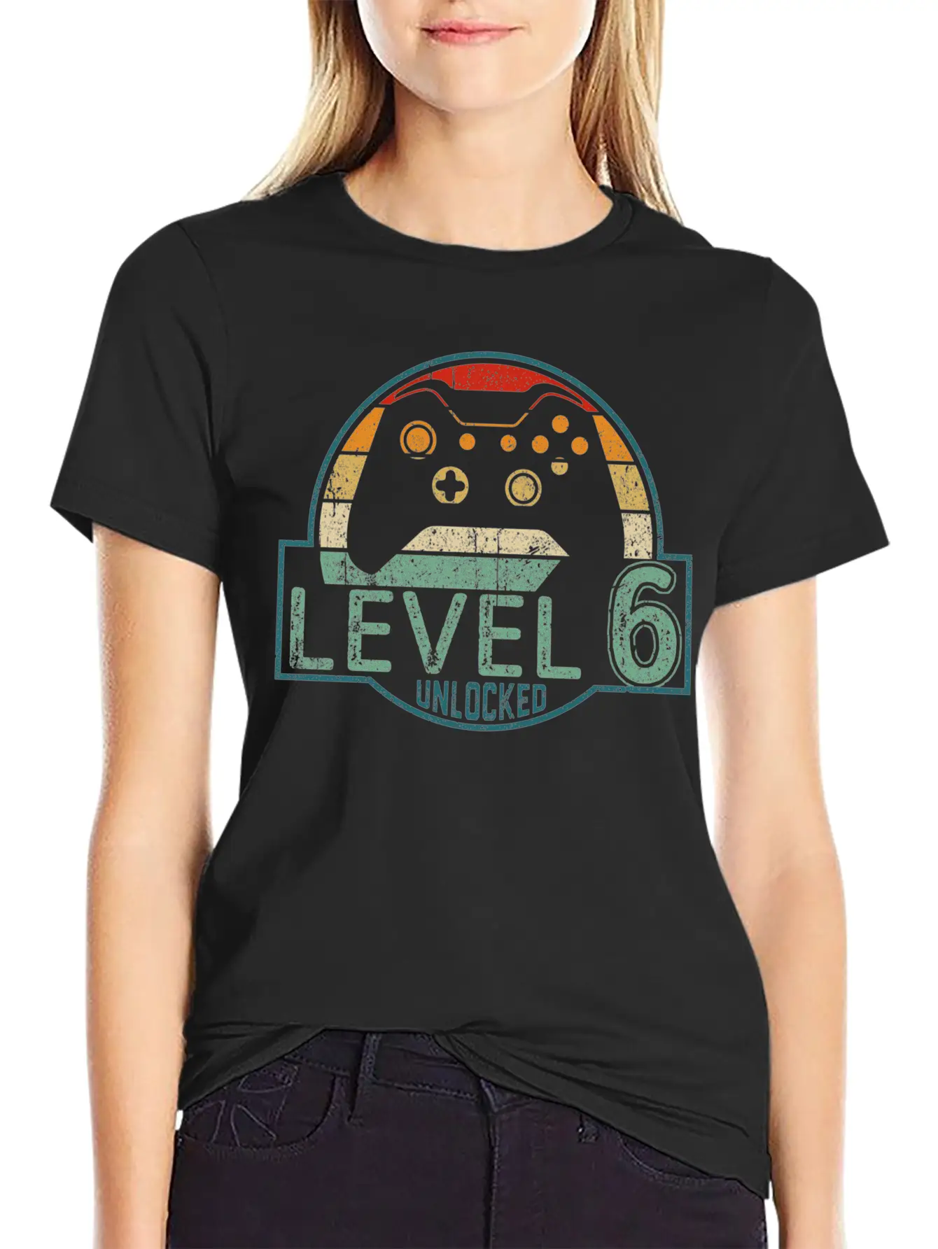 Level 6 Unlocked Video Game 6Th 6 Soft Cotton Short Sleeve Tee ¨C Unisex Wardrobe Staple