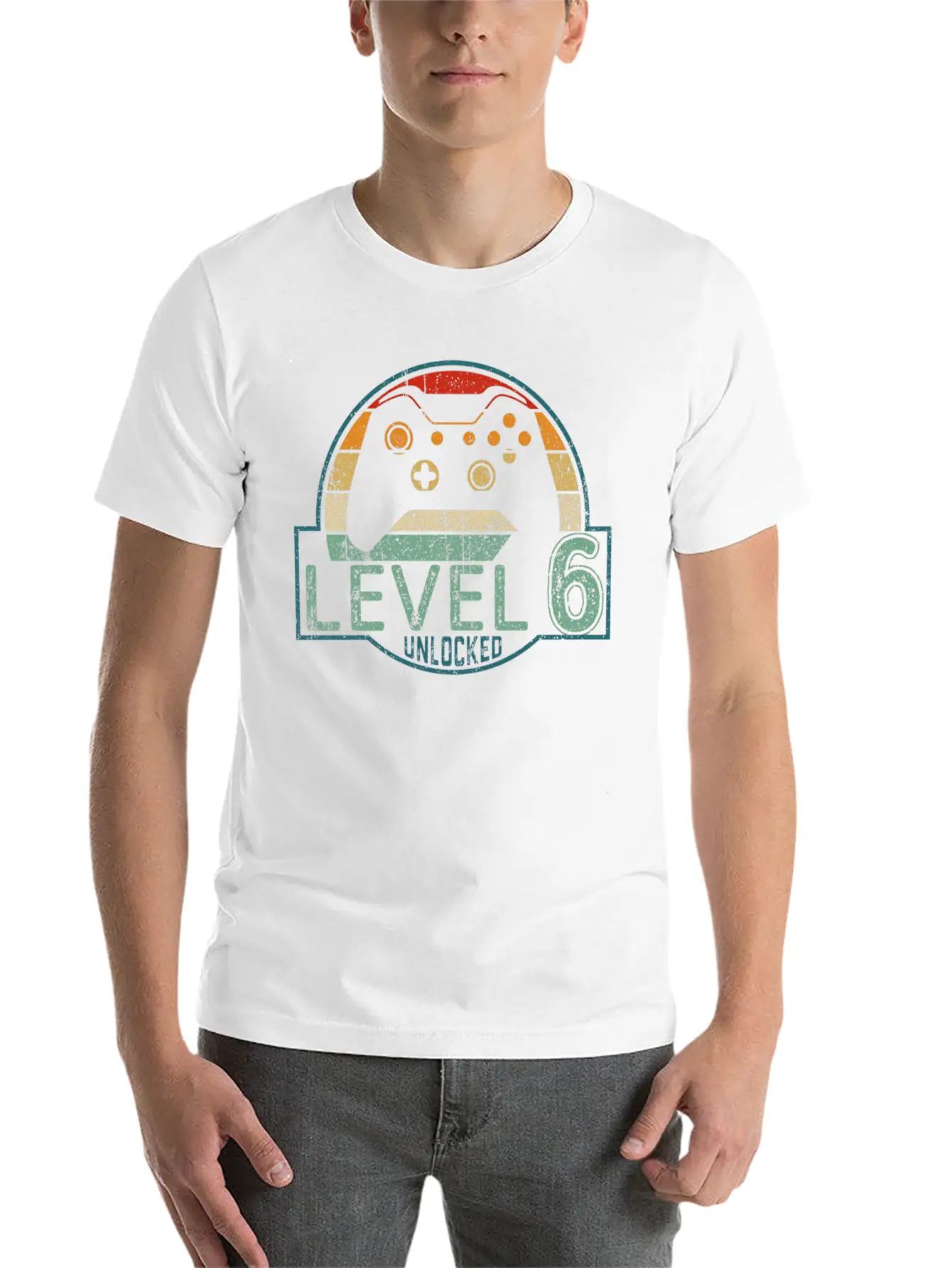 Level 6 Unlocked Video Game 6Th 6 Soft Cotton Short Sleeve Tee ¨C Unisex Wardrobe Staple