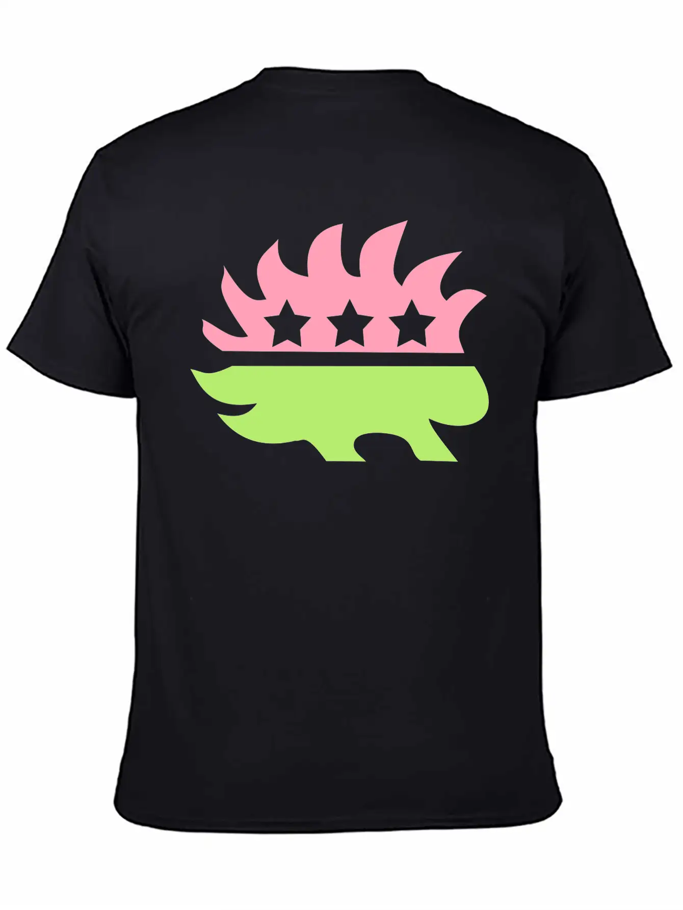 Libertarian Porcupine Transparent Background Basic Graphic T-Shirt ¨C Daily Comfort In Soft Cotton