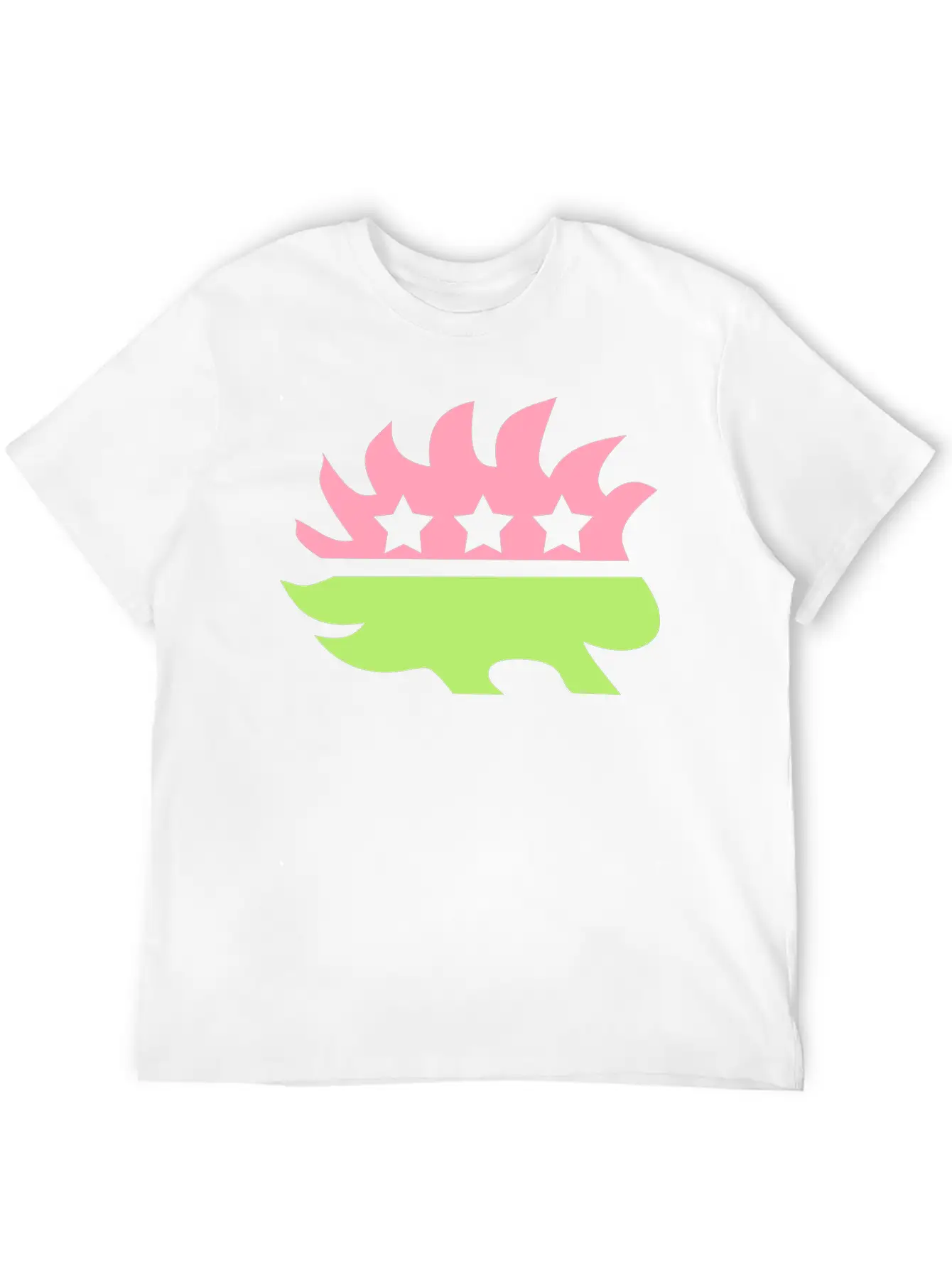 Libertarian Porcupine Transparent Background Basic Graphic T-Shirt ¨C Daily Comfort In Soft Cotton