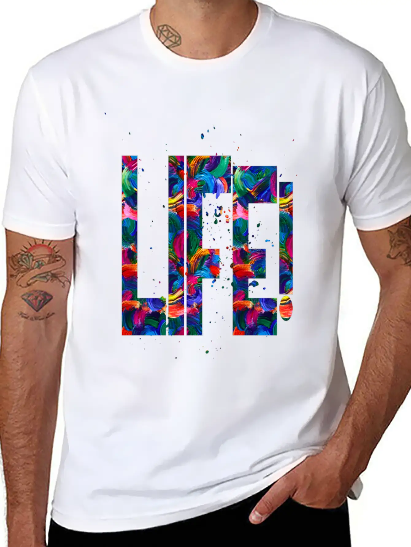 Life 1 Basic Graphic T-Shirt ¨C Daily Comfort In Soft Cotton
