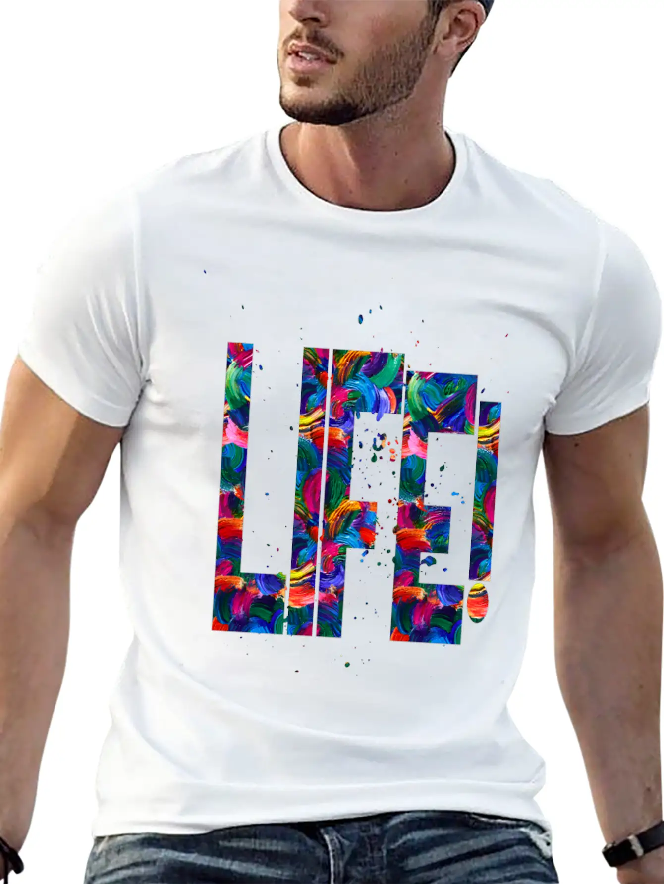 Life 1 Basic Graphic T-Shirt ¨C Daily Comfort In Soft Cotton
