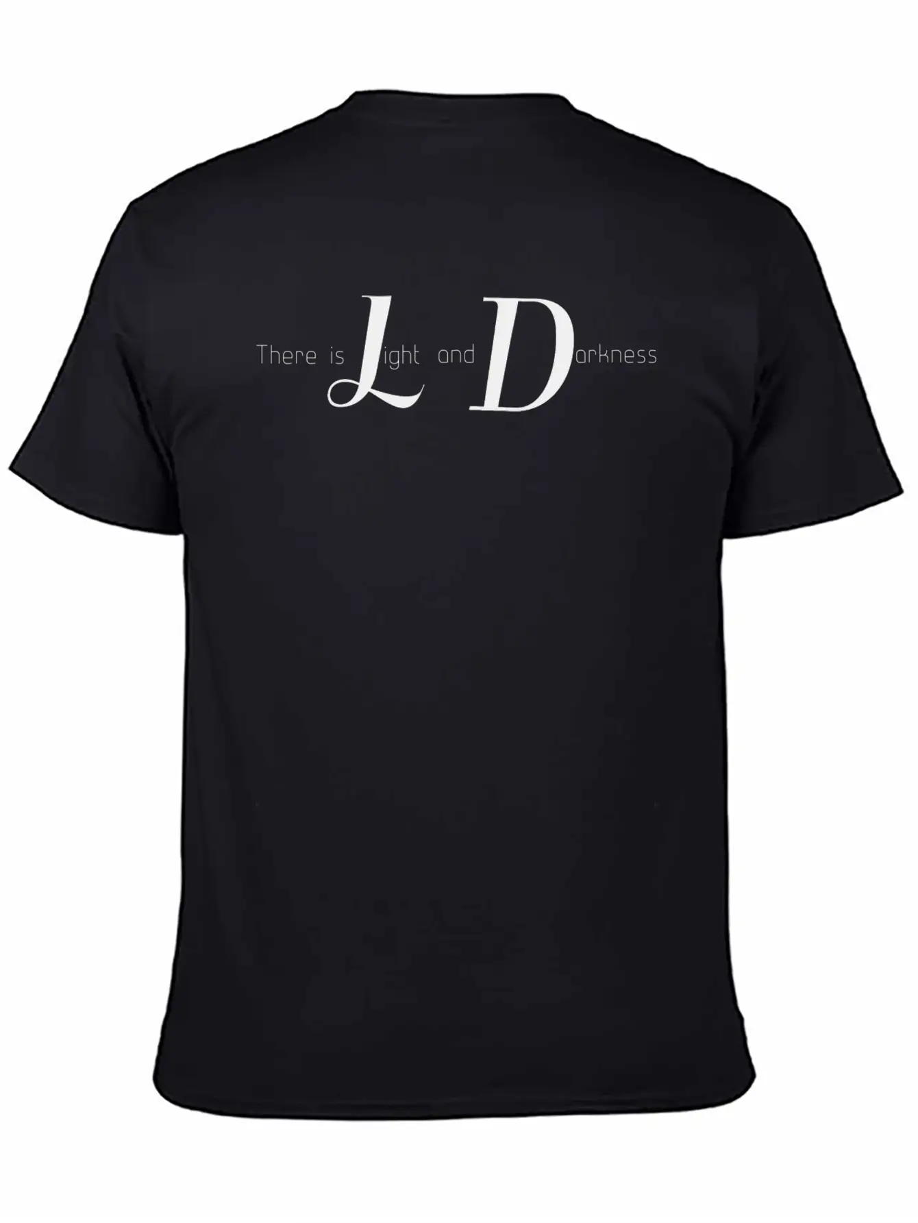 Light And Darkness Essential Cotton Tee For Daily Outfits ¨C Unisex Style