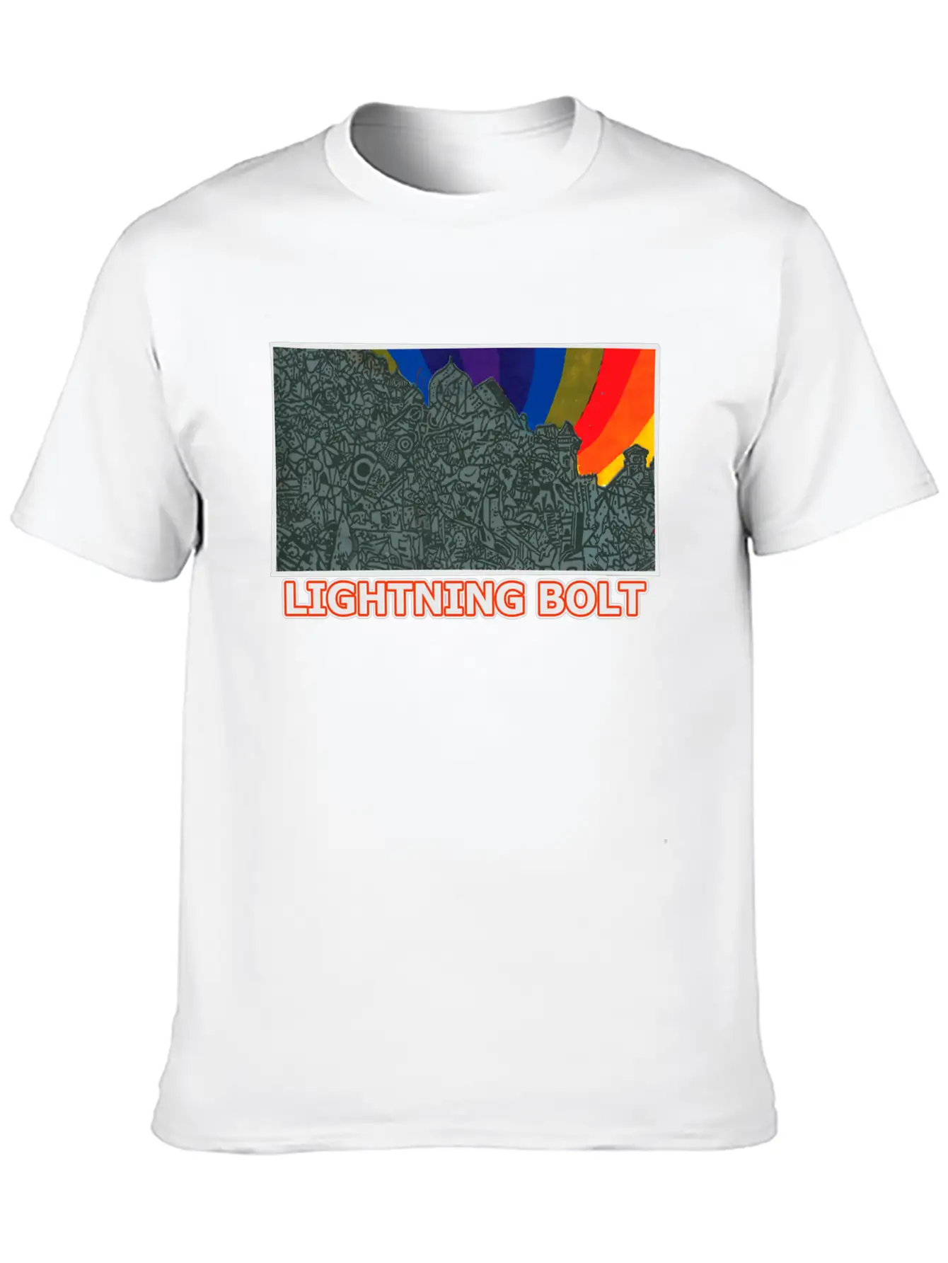 Lightening Bolt Soft Cotton Short Sleeve Tee ¨C Unisex Wardrobe Staple