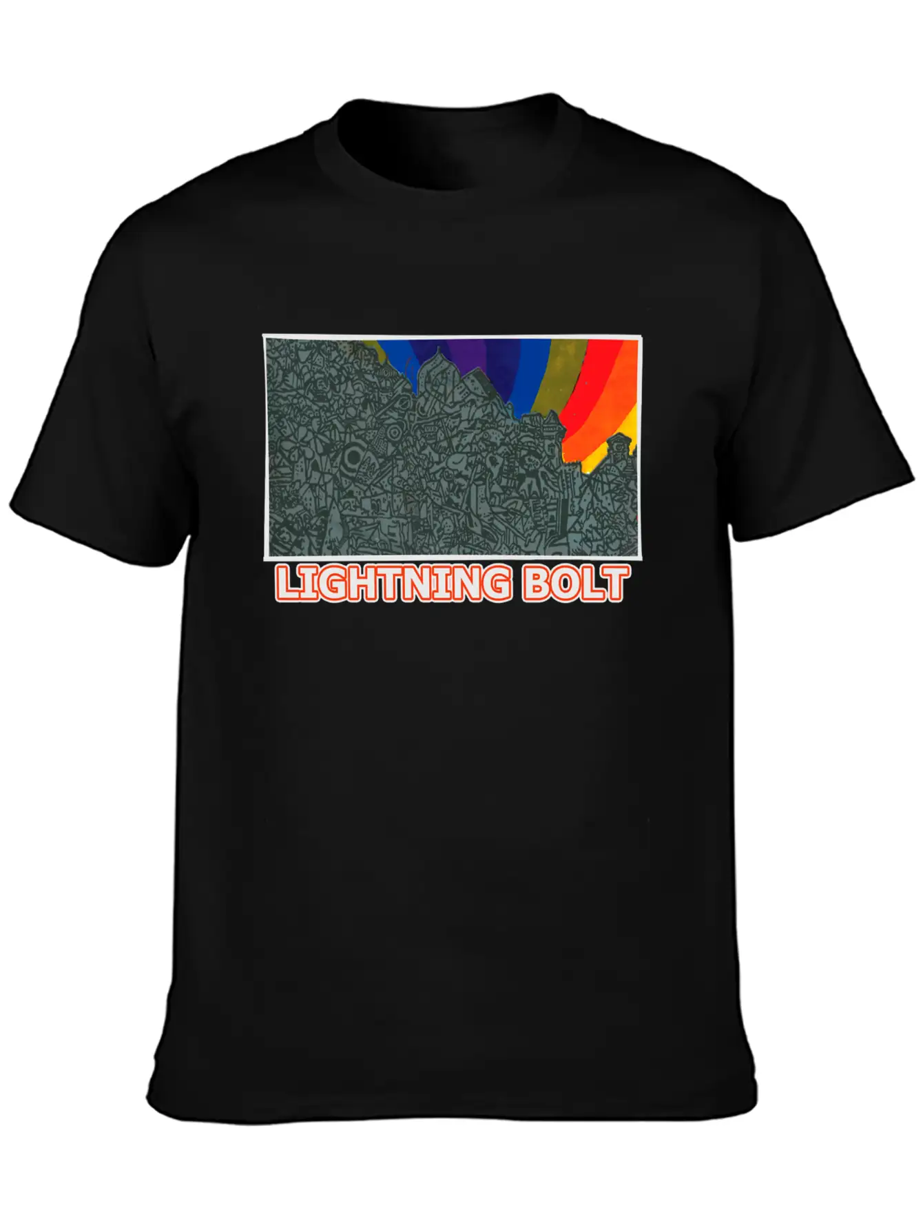 Lightening Bolt Soft Cotton Short Sleeve Tee ¨C Unisex Wardrobe Staple