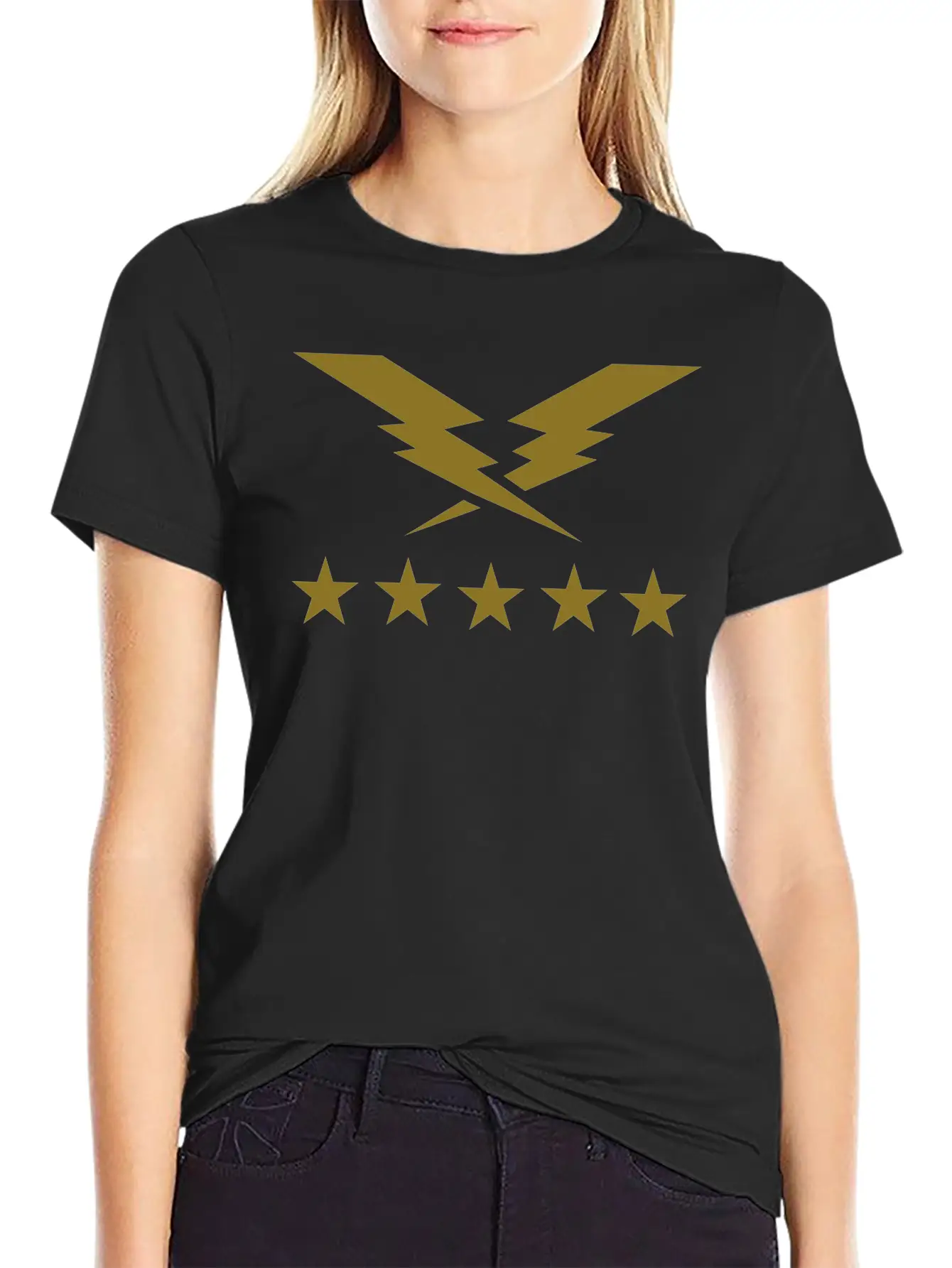 Lightning Essential Cotton Tee For Daily Outfits ¨C Unisex Style