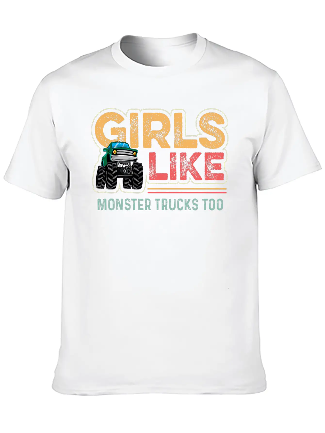 Like Monster Trucks Adventurous Gift Soft Cotton Short Sleeve Tee ¨C Unisex Wardrobe Staple