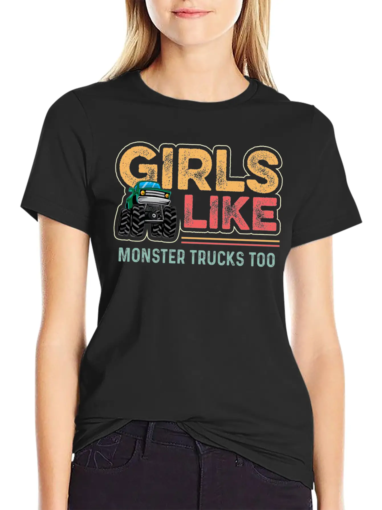 Like Monster Trucks Adventurous Gift Soft Cotton Short Sleeve Tee ¨C Unisex Wardrobe Staple