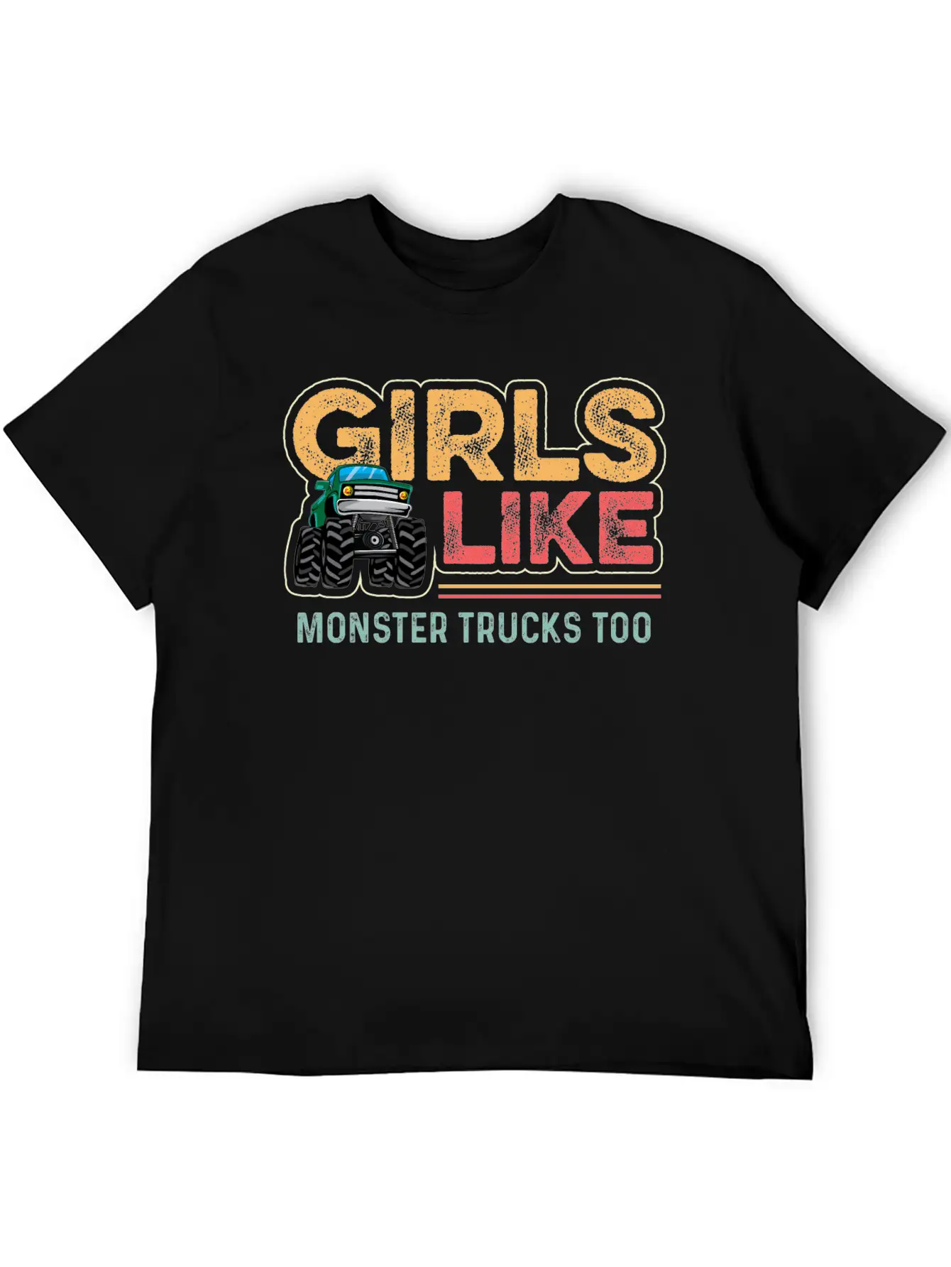 Like Monster Trucks Adventurous Gift Soft Cotton Short Sleeve Tee ¨C Unisex Wardrobe Staple