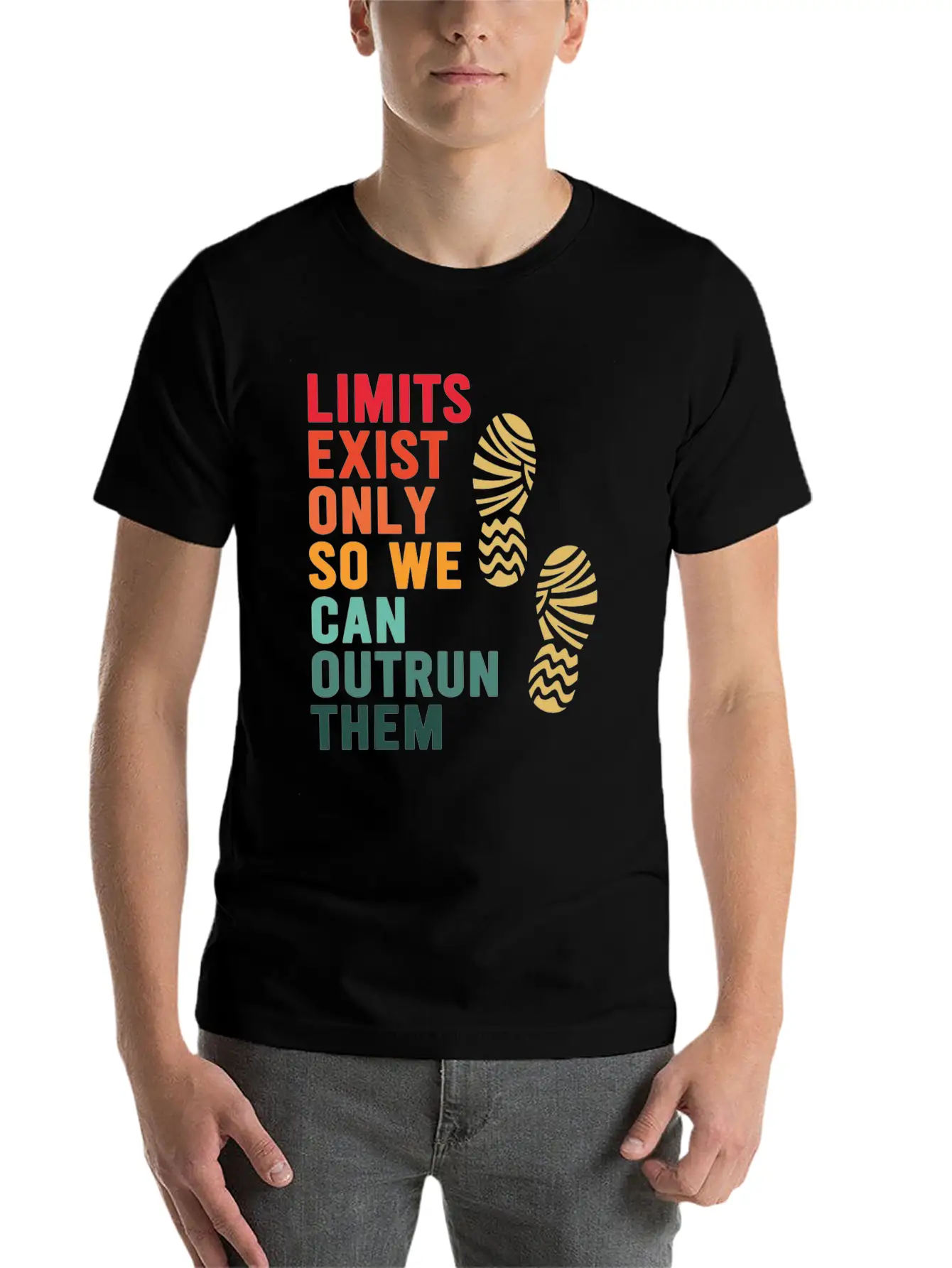 Limits Exist Only So We Can Outrun Them Soft Cotton Short Sleeve Tee ¨C Unisex Wardrobe Staple
