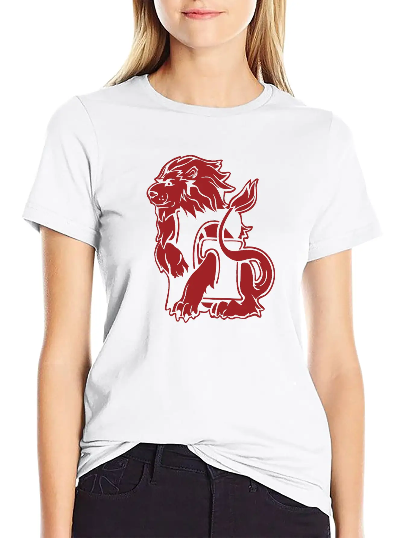 Lion Basic Graphic T-Shirt ¨C Daily Comfort In Soft Cotton