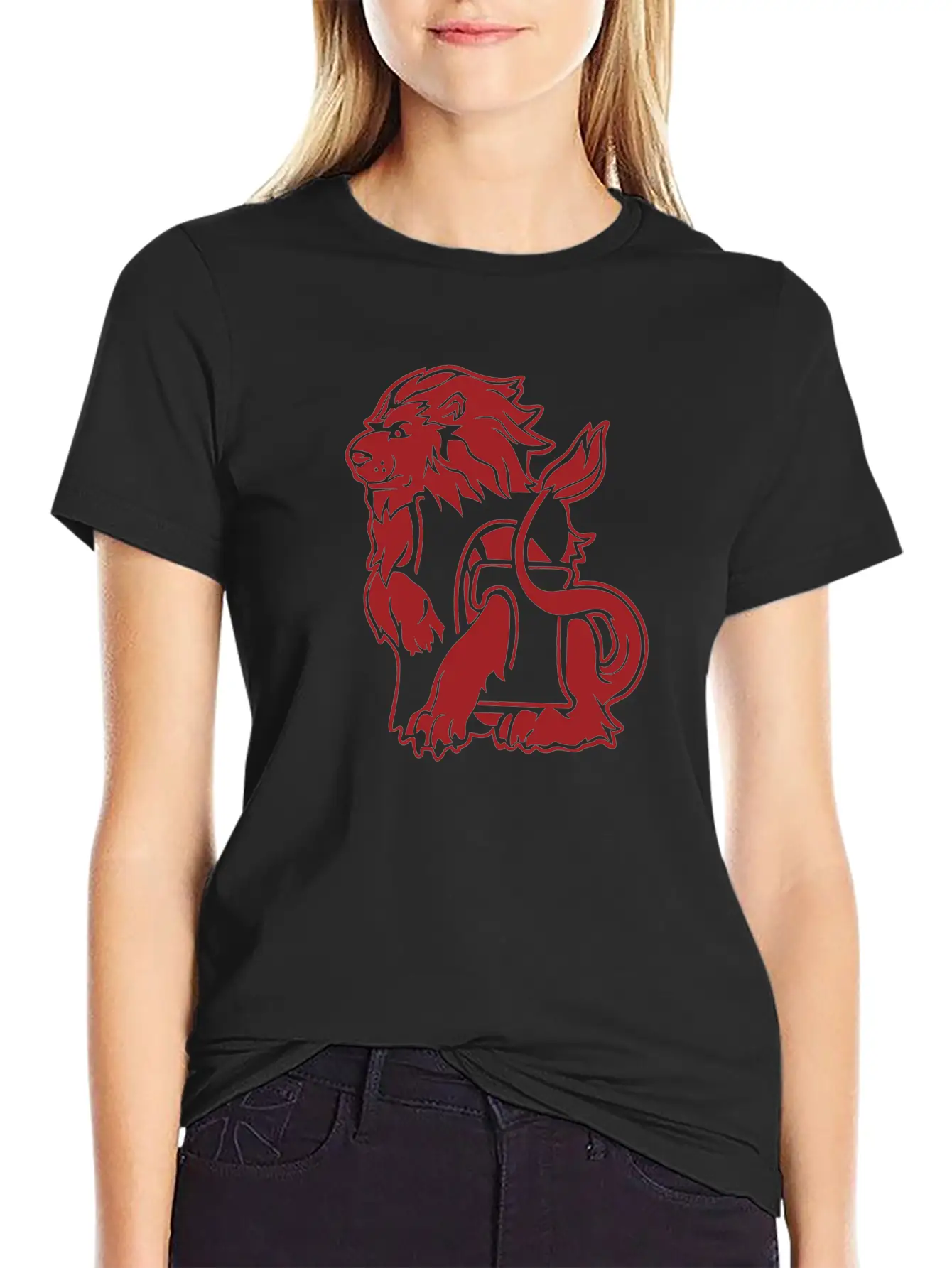 Lion Basic Graphic T-Shirt ¨C Daily Comfort In Soft Cotton