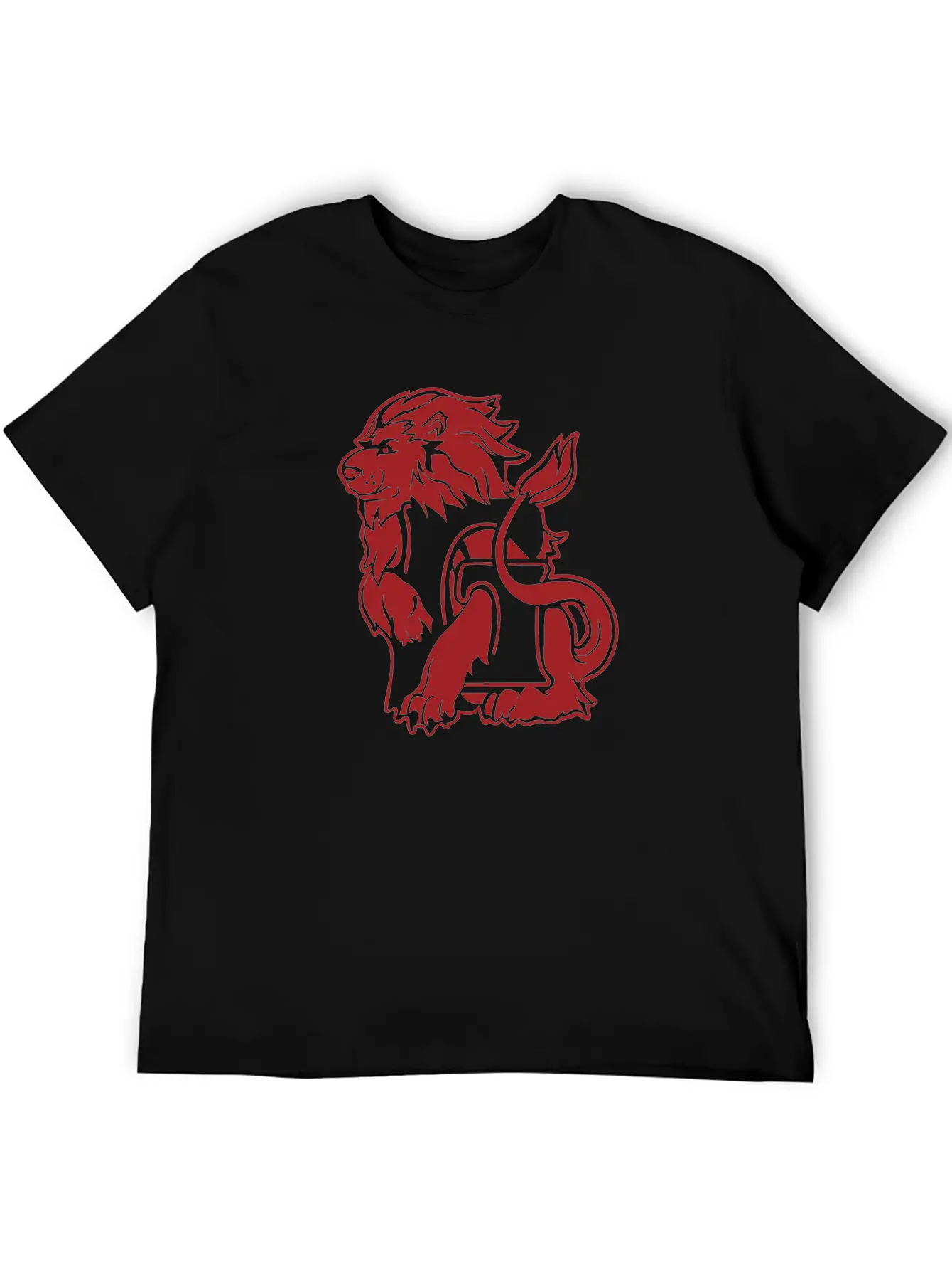Lion Basic Graphic T-Shirt ¨C Daily Comfort In Soft Cotton