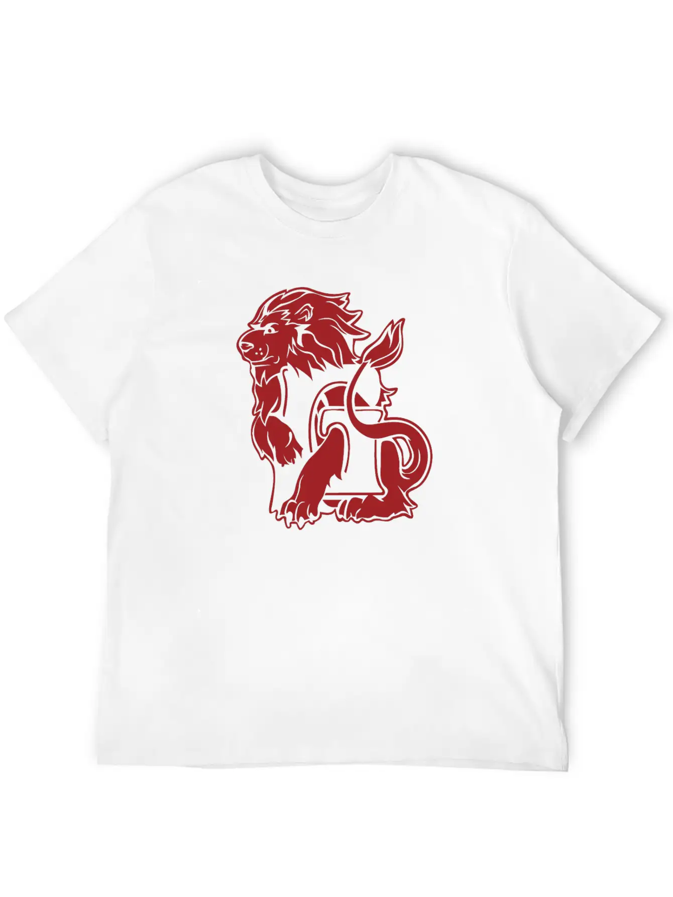 Lion Basic Graphic T-Shirt ¨C Daily Comfort In Soft Cotton