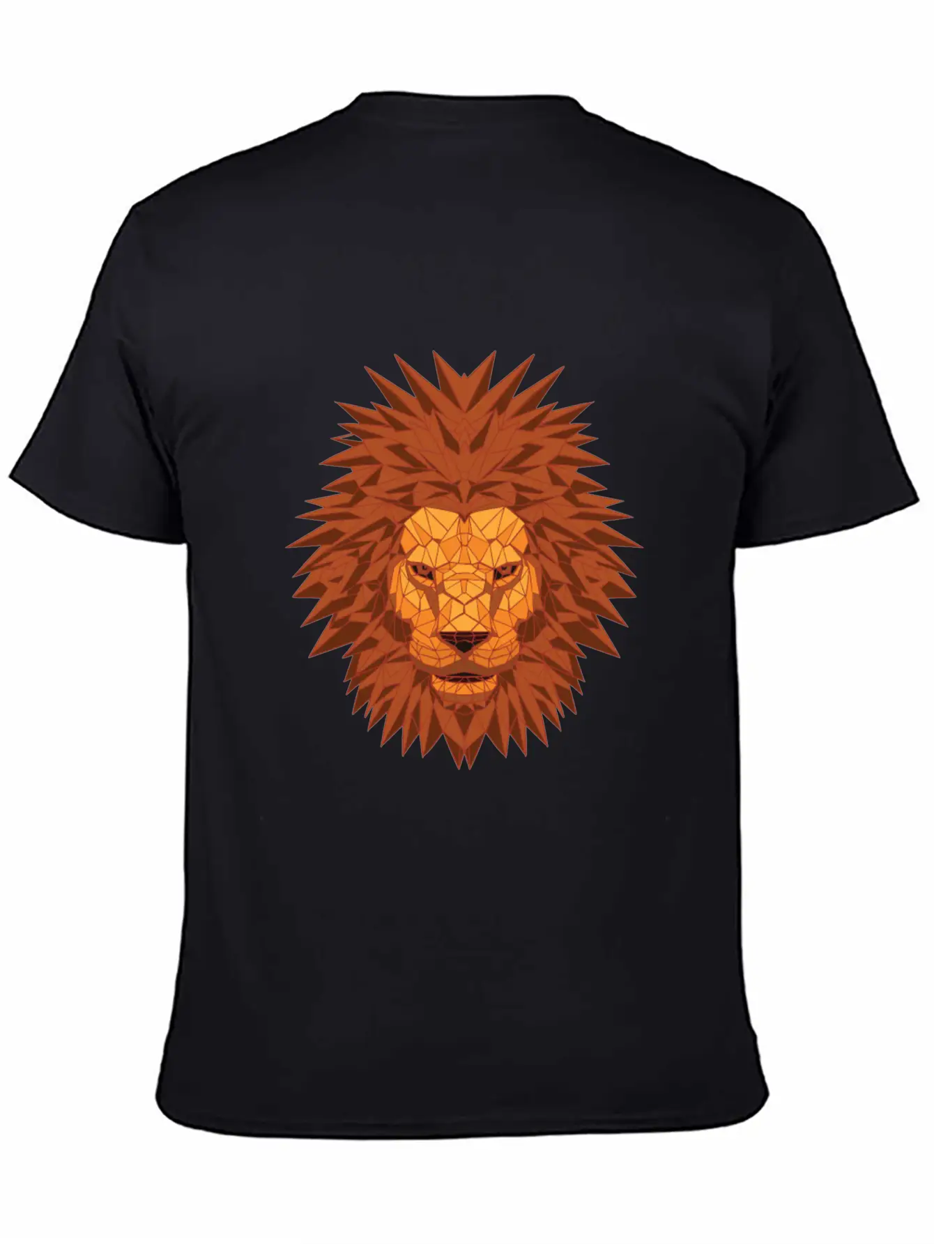 Lion Head Polygon Lion In Bright Colors Fierce Soft Cotton Short Sleeve Tee ¨C Unisex Wardrobe Staple
