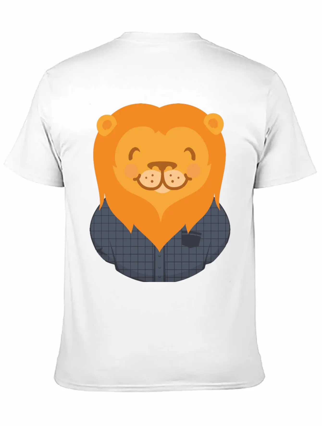 Lion Person Basic Graphic T-Shirt ¨C Daily Comfort In Soft Cotton