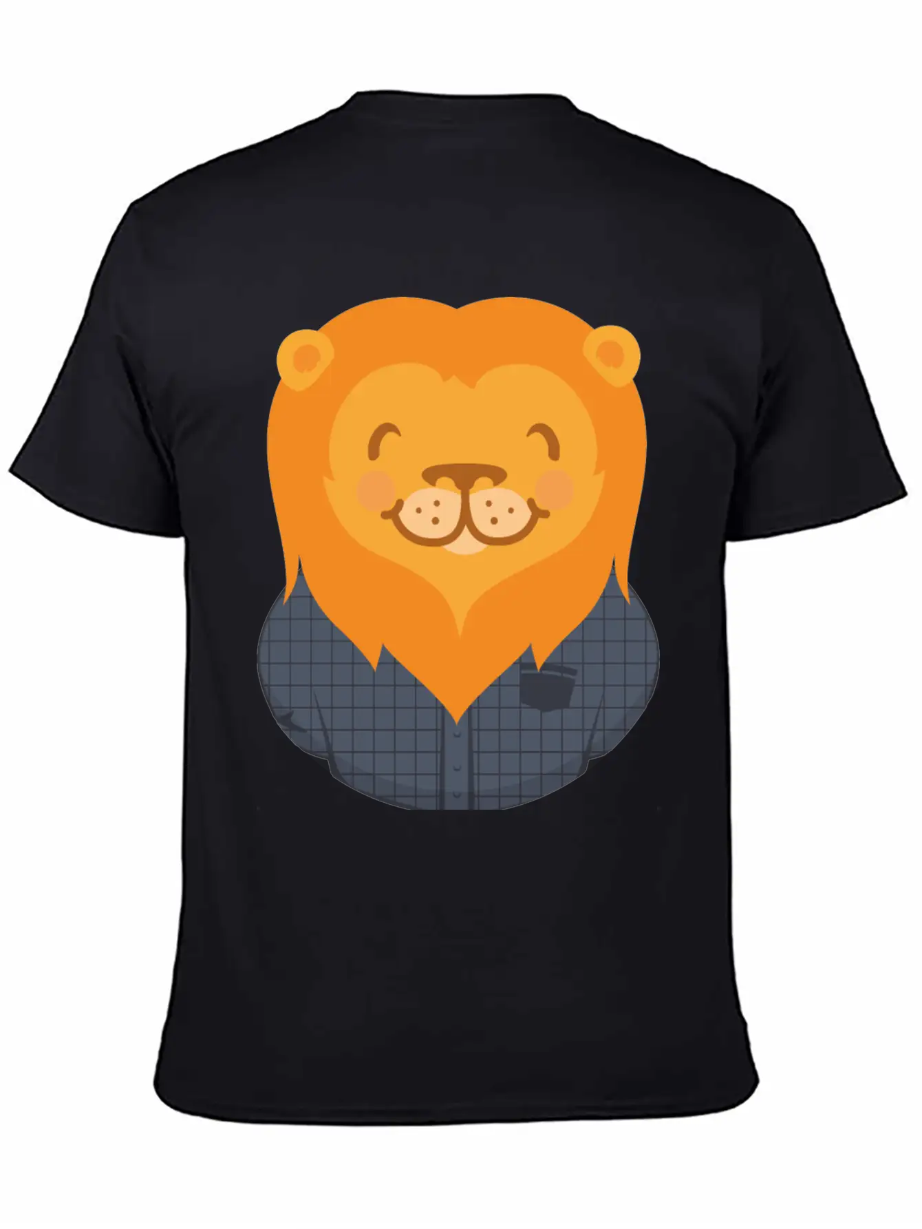 Lion Person Basic Graphic T-Shirt ¨C Daily Comfort In Soft Cotton