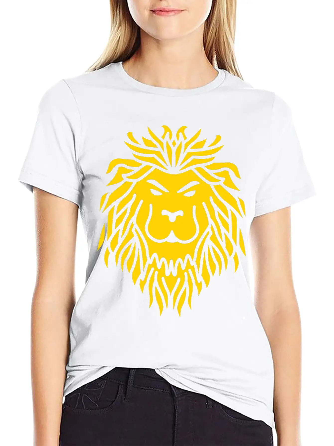 Lion Tribal Basic Graphic T-Shirt ¨C Daily Comfort In Soft Cotton