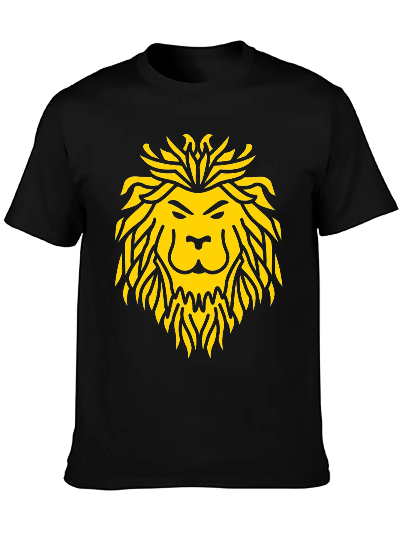 Lion Tribal Basic Graphic T-Shirt ¨C Daily Comfort In Soft Cotton