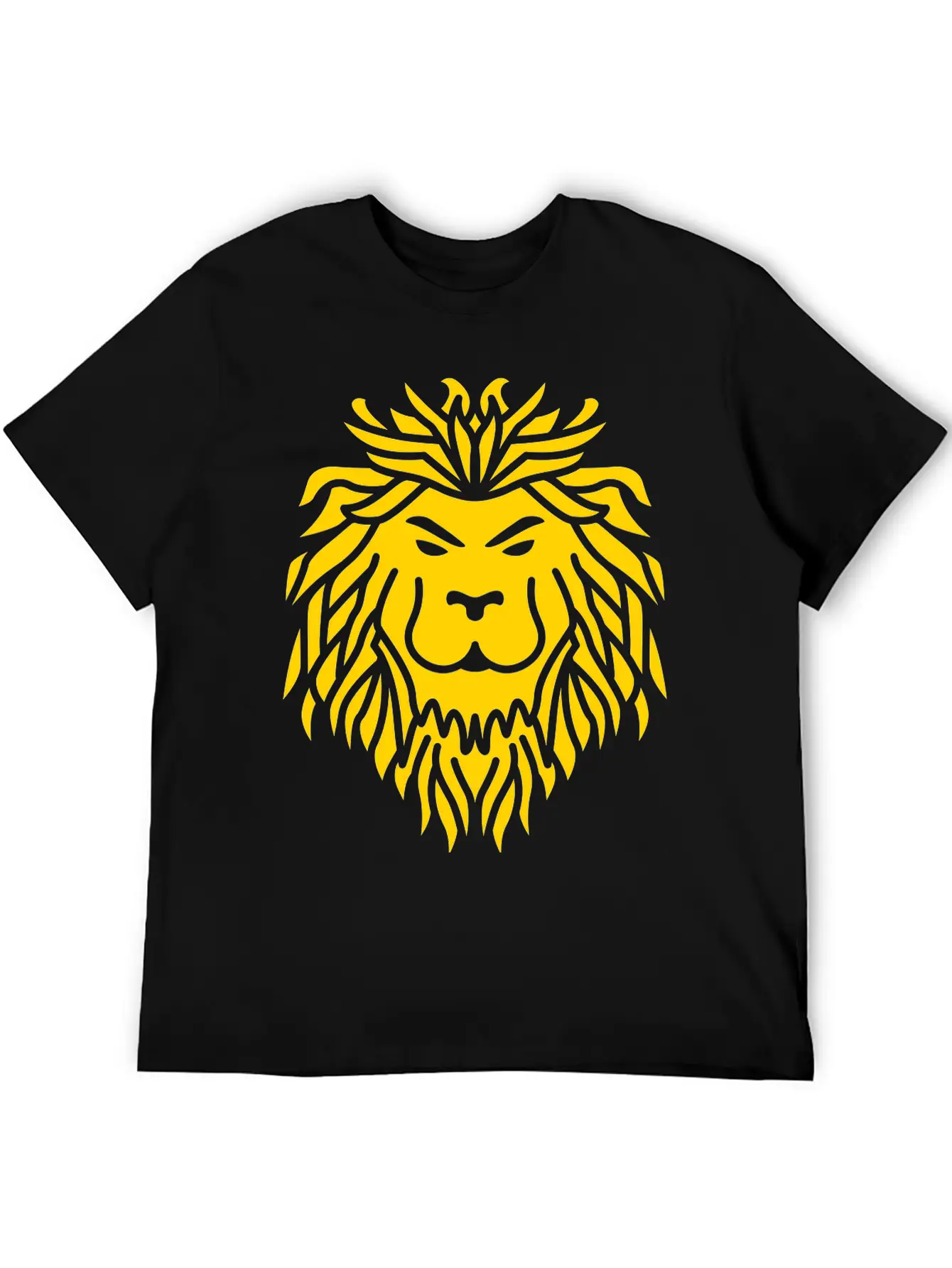 Lion Tribal Basic Graphic T-Shirt ¨C Daily Comfort In Soft Cotton