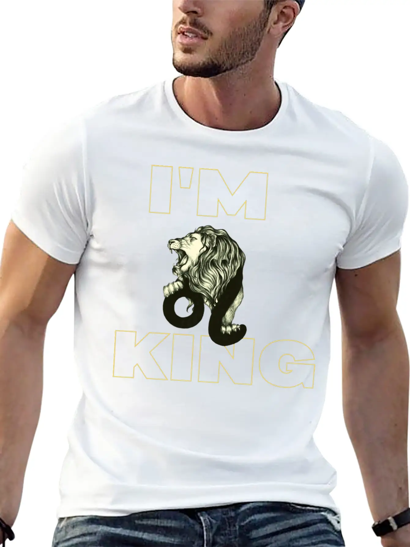 Lion's Position At The Top Soft Cotton Short Sleeve Tee ¨C Unisex Wardrobe Staple
