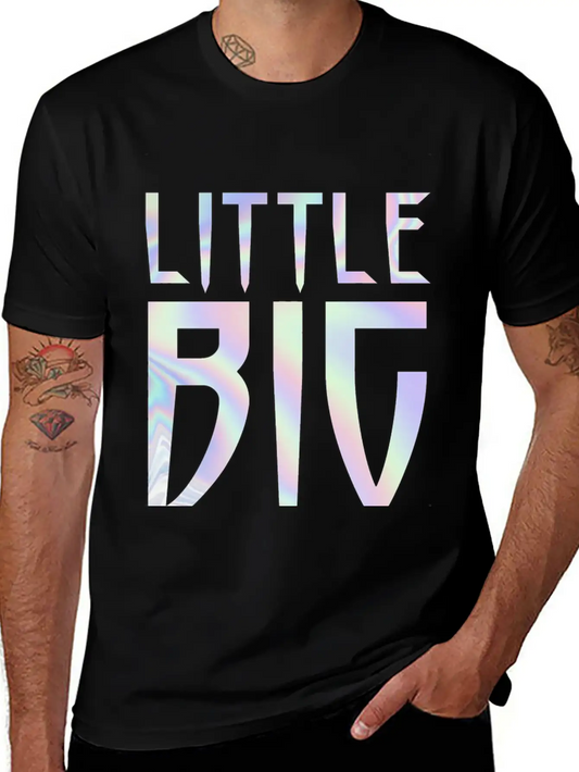 Little Big Band Logo Basic Graphic T-Shirt ¨C Daily Comfort In Soft Cotton