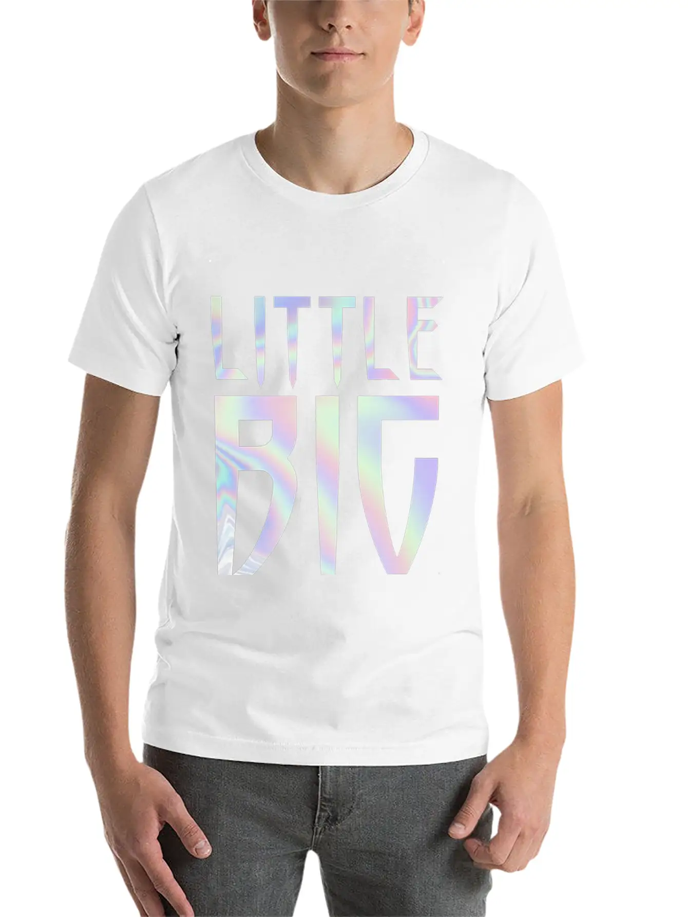 Little Big Band Logo Basic Graphic T-Shirt ¨C Daily Comfort In Soft Cotton