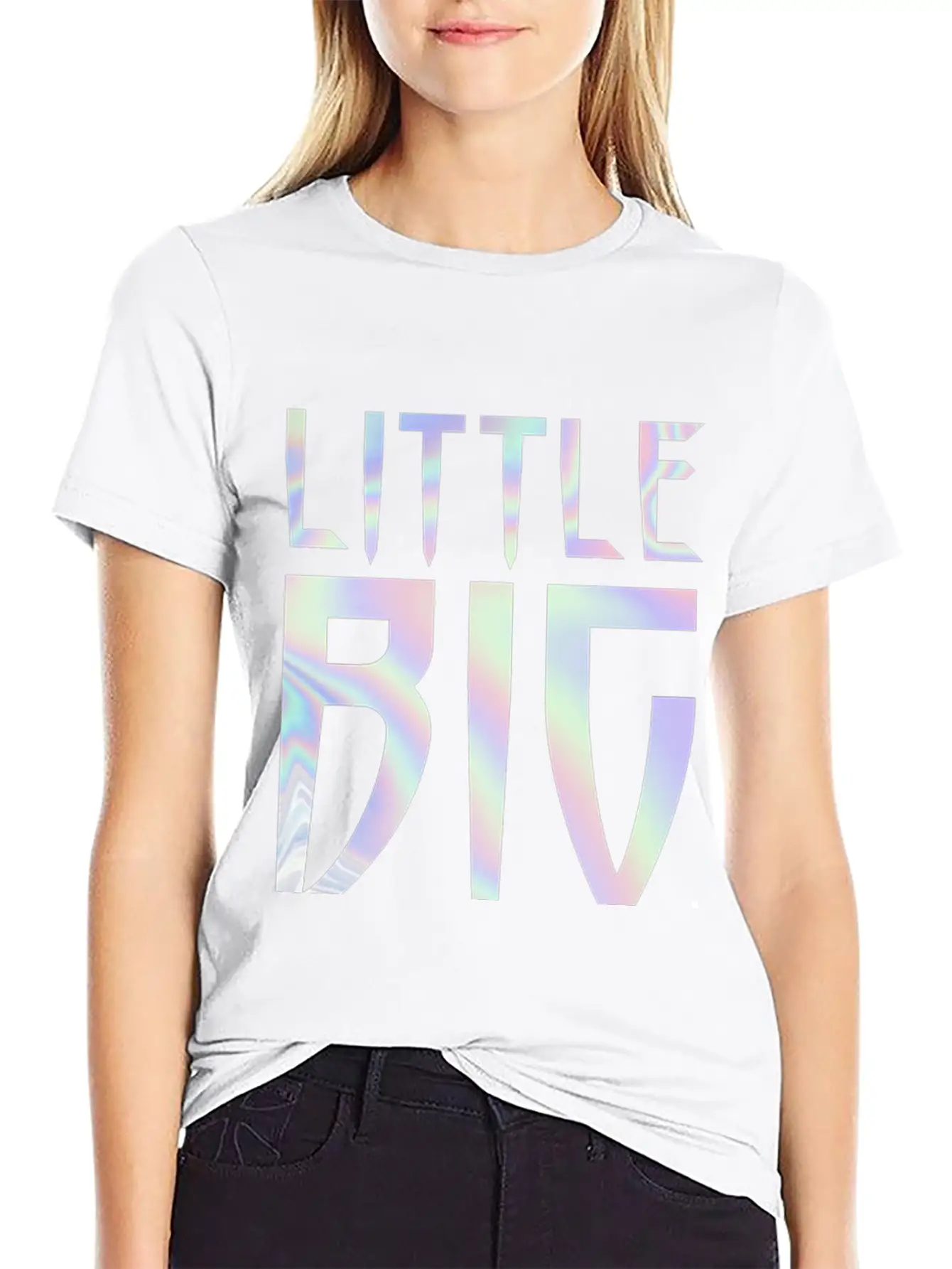 Little Big Band Logo Basic Graphic T-Shirt ¨C Daily Comfort In Soft Cotton