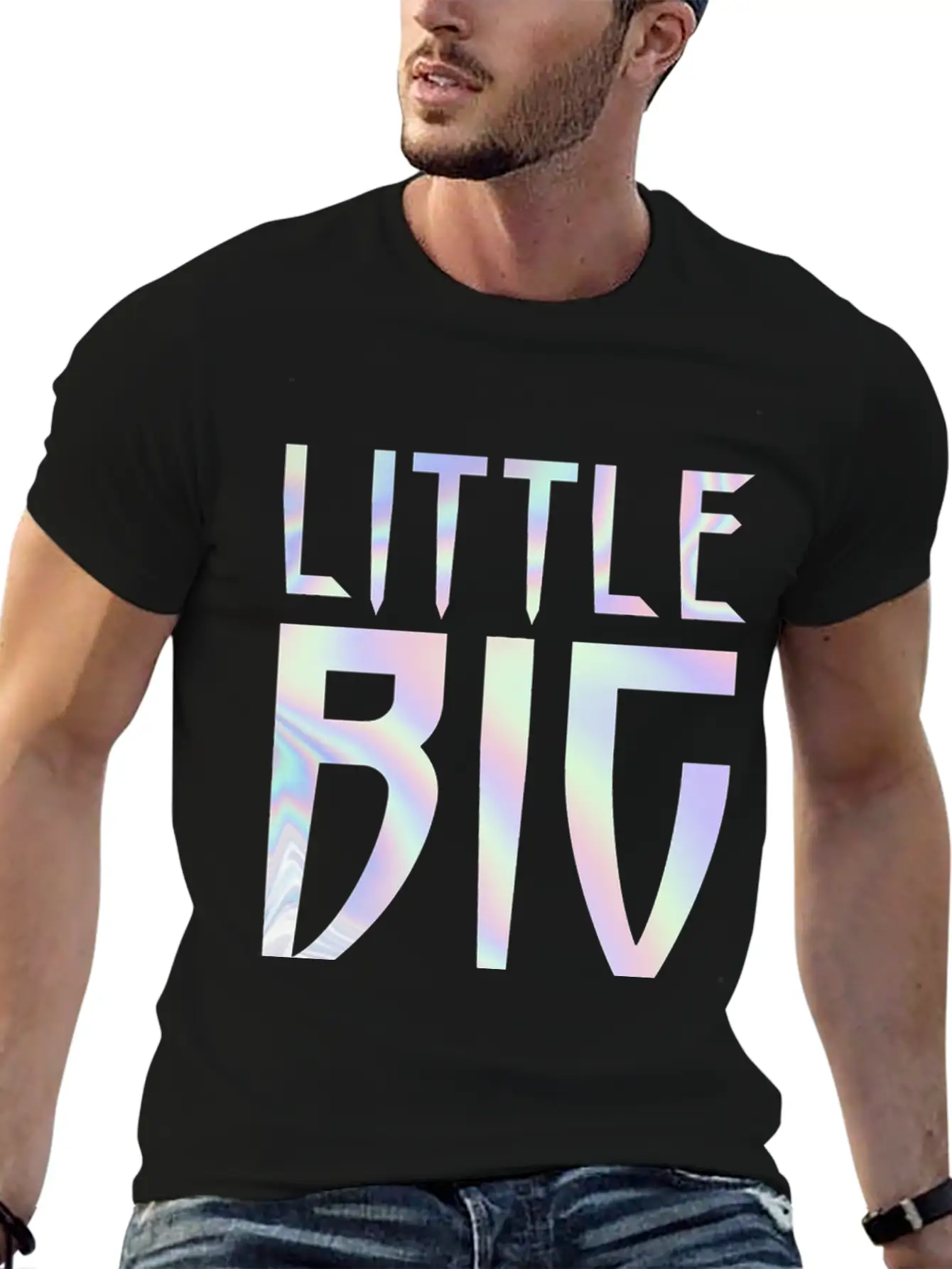 Little Big Band Logo Basic Graphic T-Shirt ¨C Daily Comfort In Soft Cotton