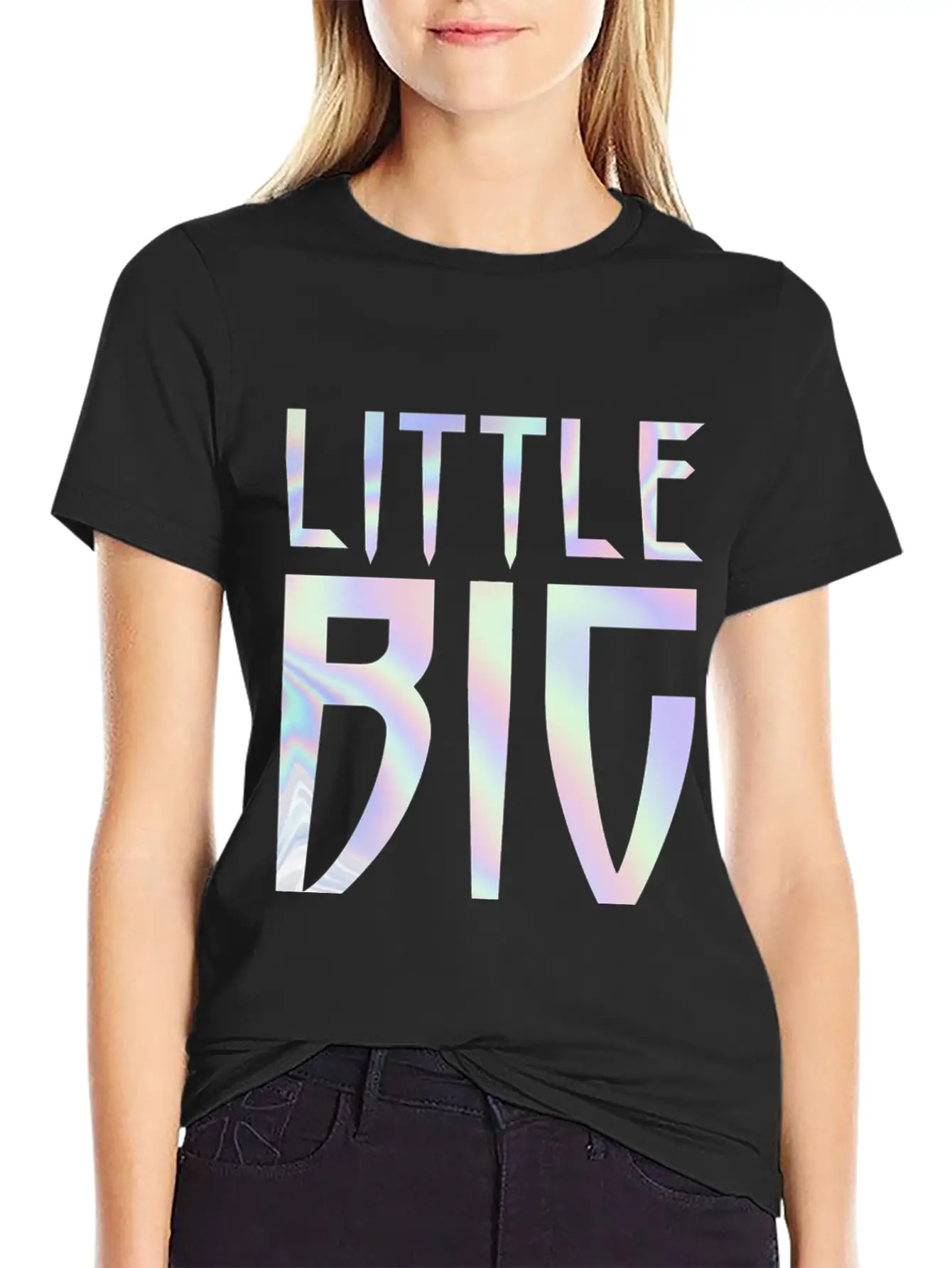 Little Big Band Logo Basic Graphic T-Shirt ¨C Daily Comfort In Soft Cotton