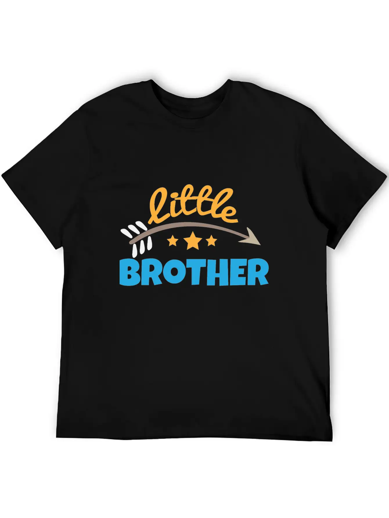 Little Brother With Arrow Stars - Gift Idea Soft Cotton Short Sleeve Tee ¨C Unisex Wardrobe Staple