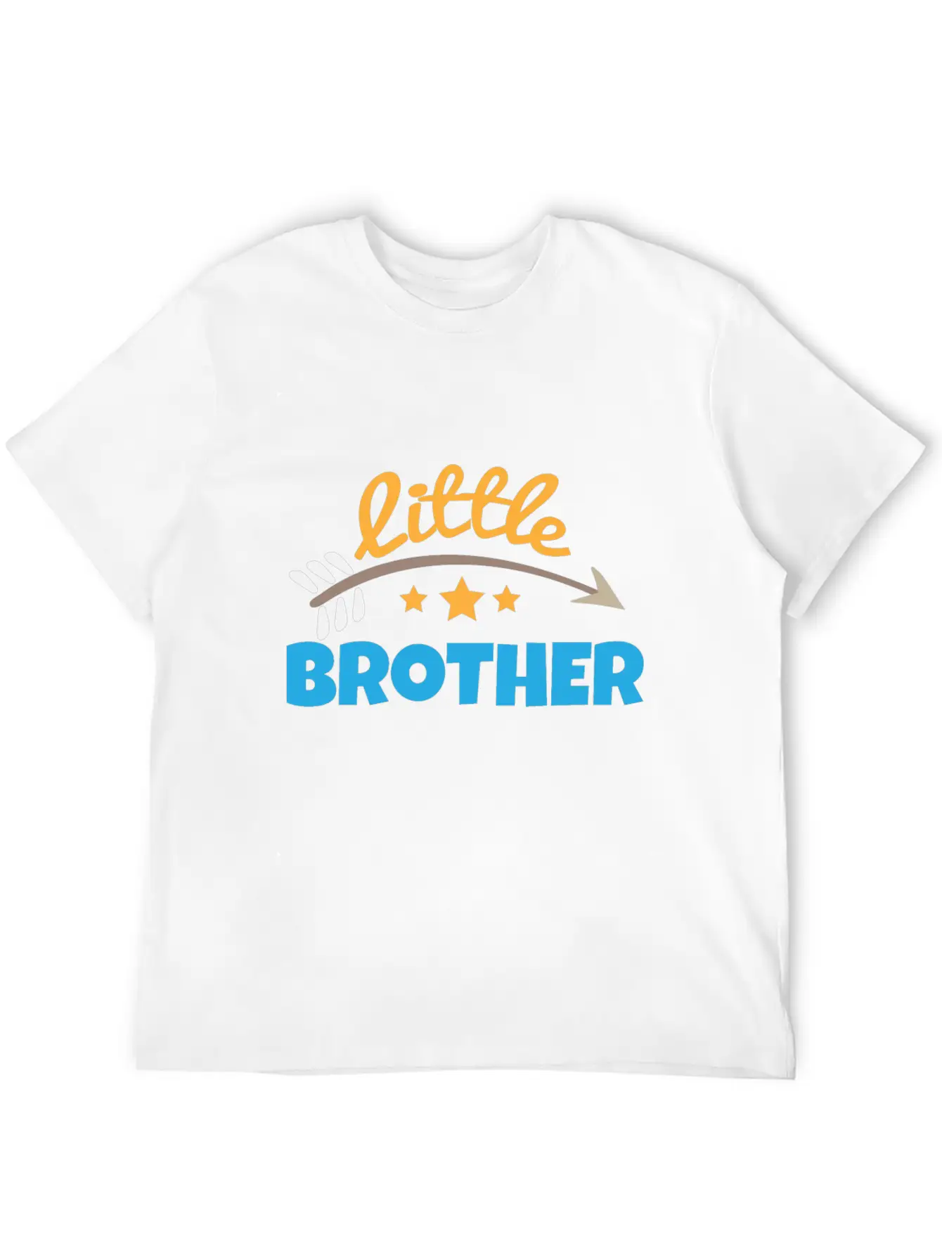 Little Brother With Arrow Stars - Gift Idea Soft Cotton Short Sleeve Tee ¨C Unisex Wardrobe Staple