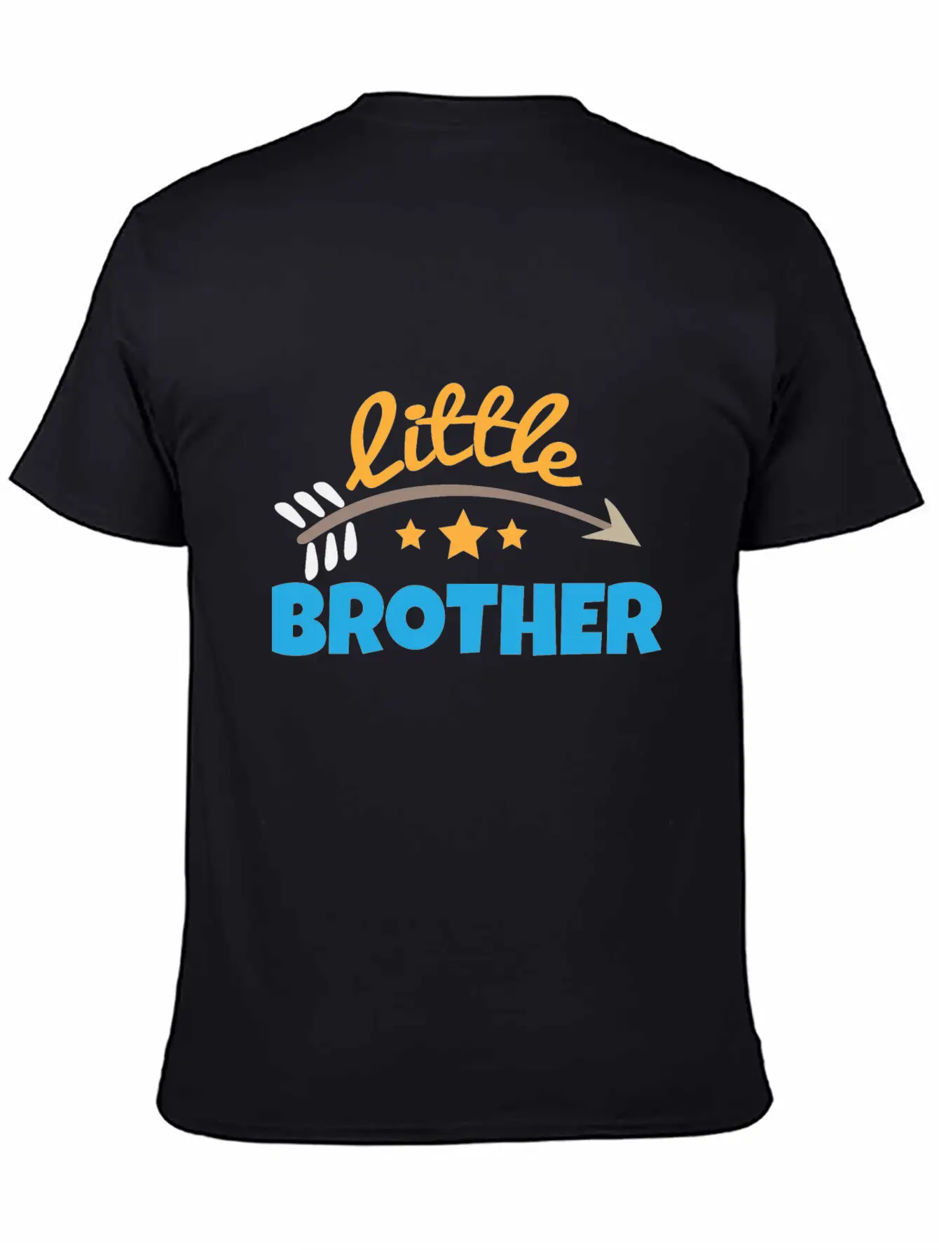 Little Brother With Arrow Stars - Gift Idea Soft Cotton Short Sleeve Tee ¨C Unisex Wardrobe Staple
