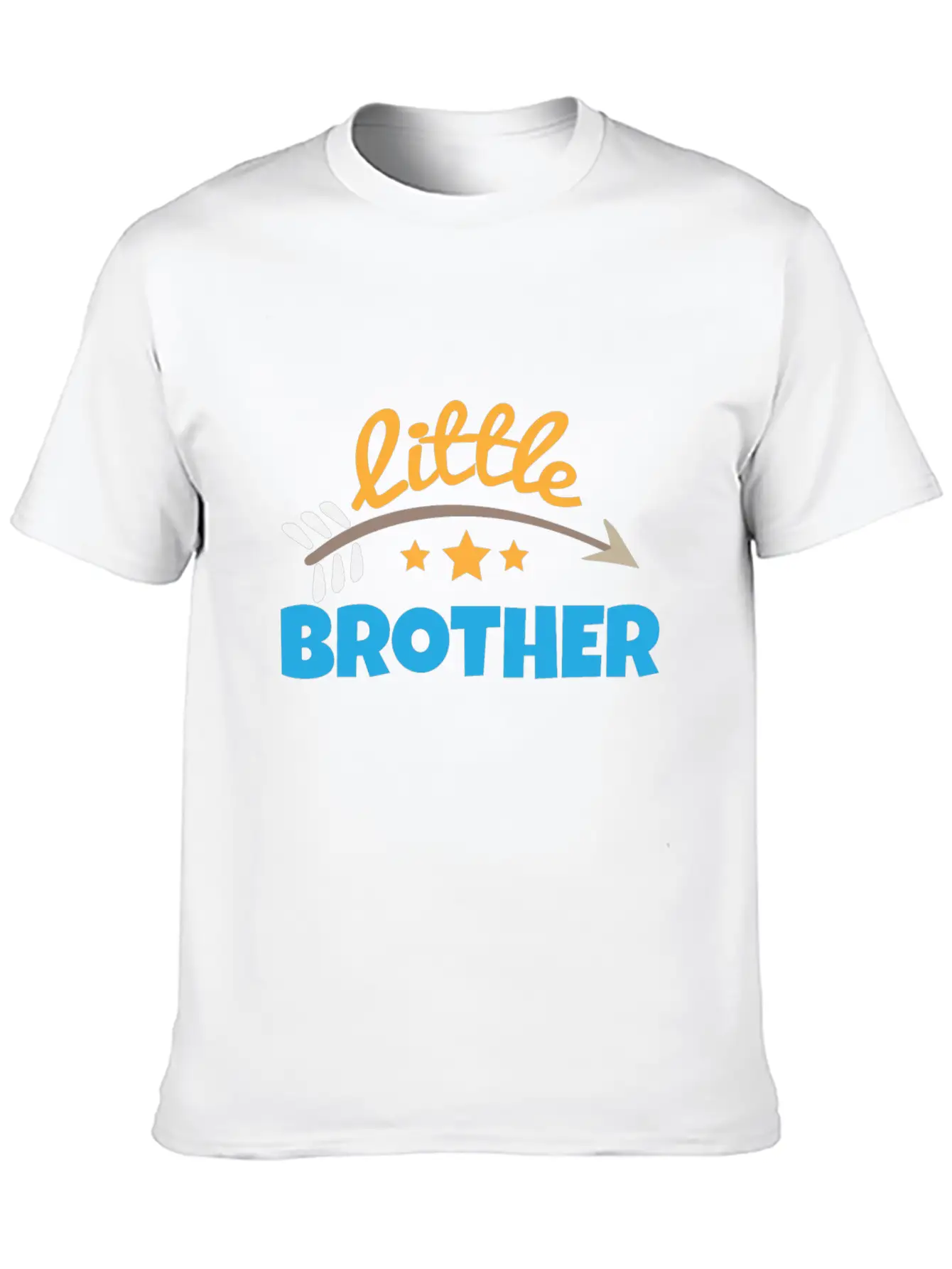 Little Brother With Arrow Stars - Gift Idea Soft Cotton Short Sleeve Tee ¨C Unisex Wardrobe Staple