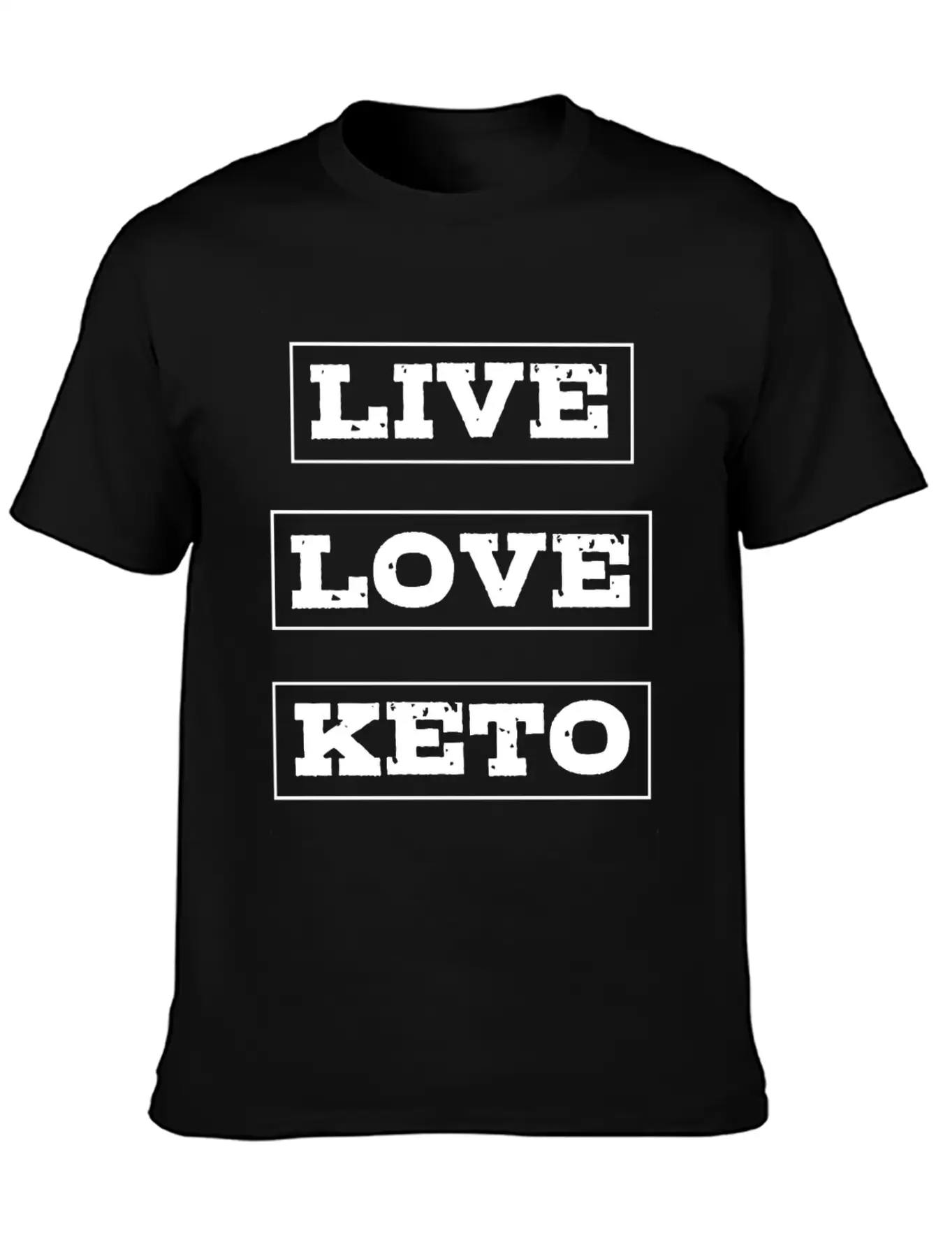 Live Love Keto Diet T-Shirt Soft Cotton Short Sleeve Tee ¨C Unisex Wardrobe Staple