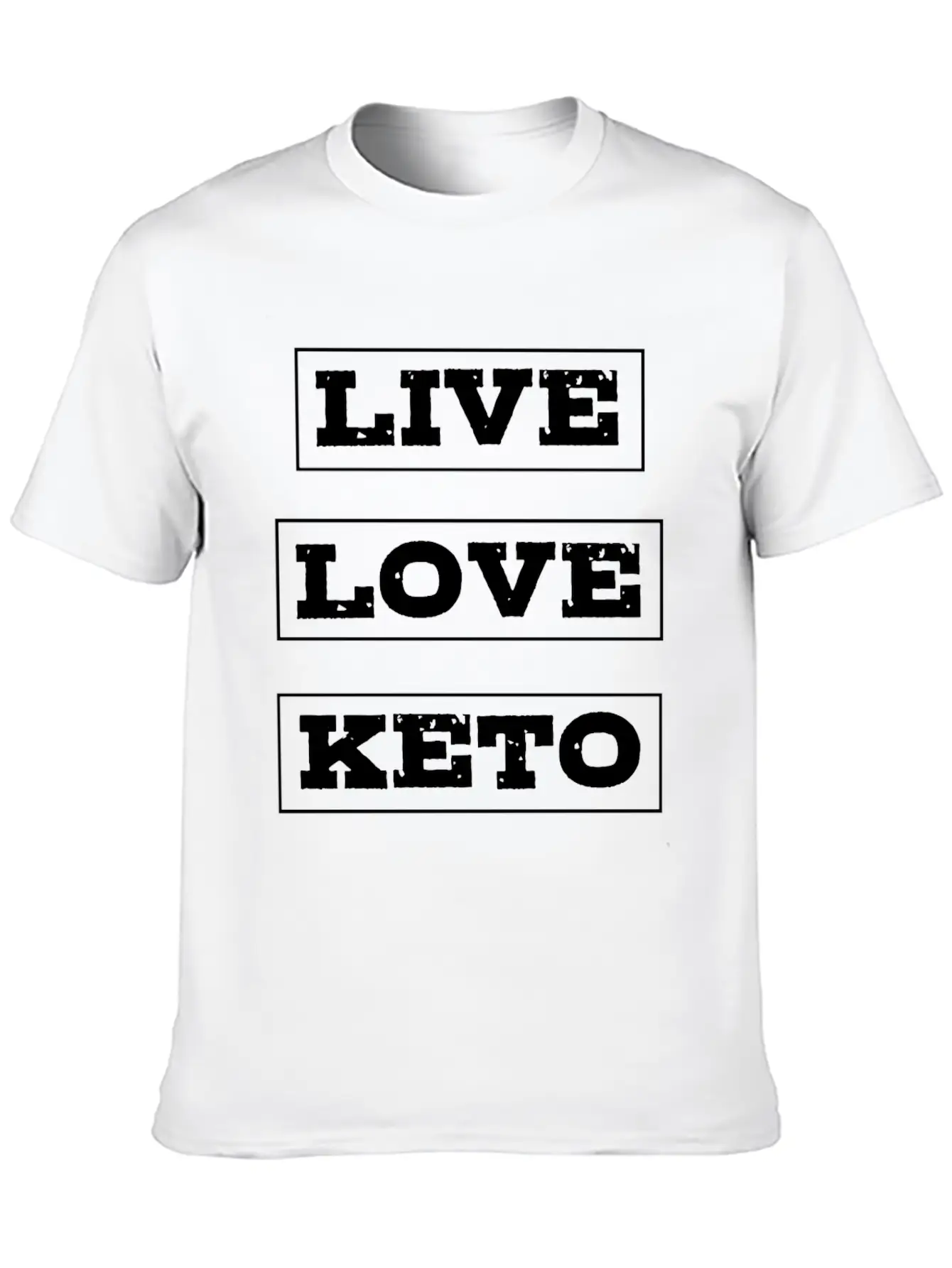 Live Love Keto Diet T-Shirt Soft Cotton Short Sleeve Tee ¨C Unisex Wardrobe Staple