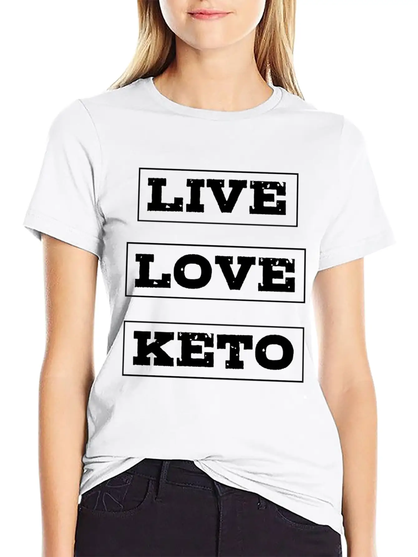 Live Love Keto Diet T-Shirt Soft Cotton Short Sleeve Tee ¨C Unisex Wardrobe Staple