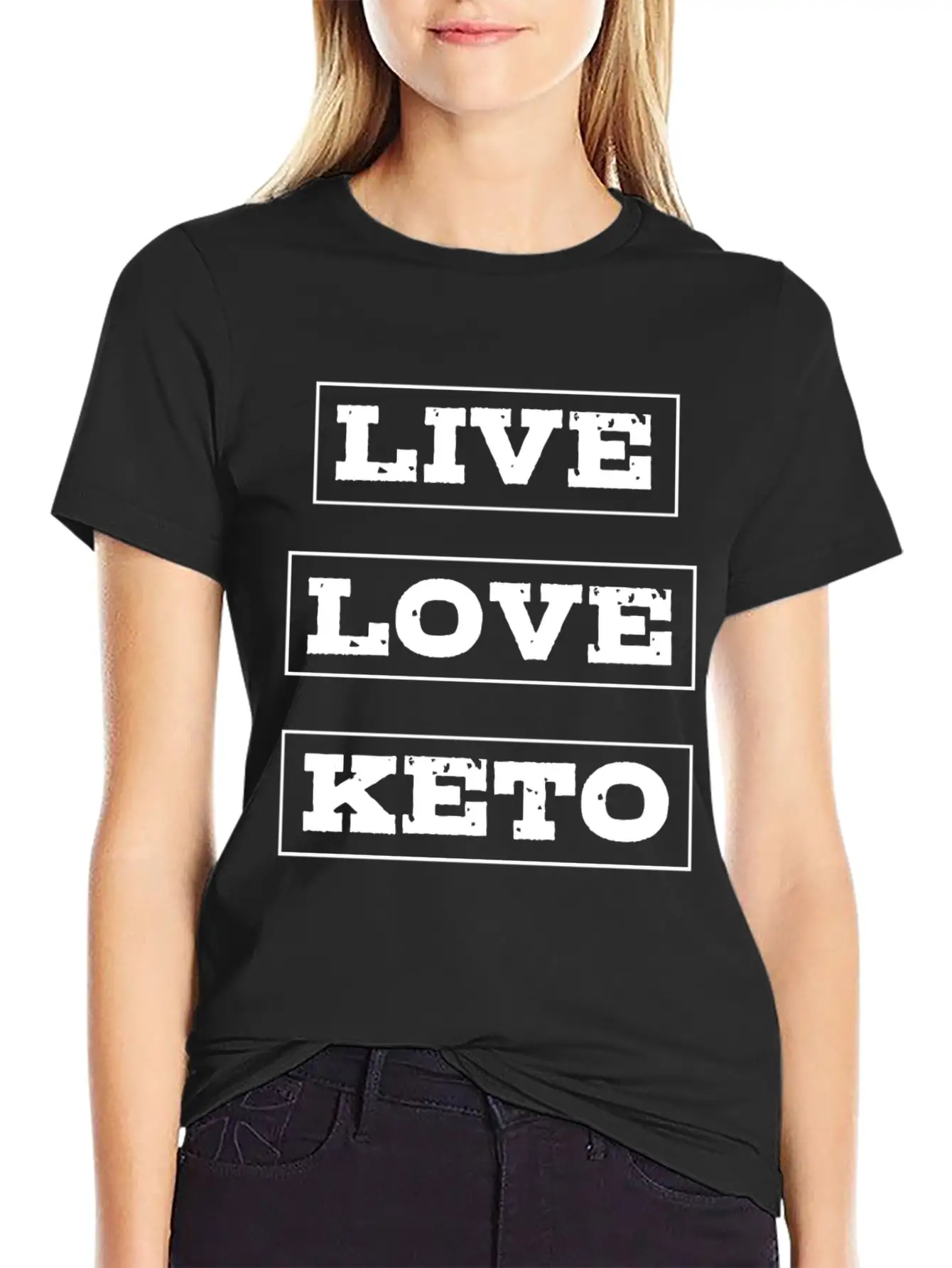 Live Love Keto Diet T-Shirt Soft Cotton Short Sleeve Tee ¨C Unisex Wardrobe Staple