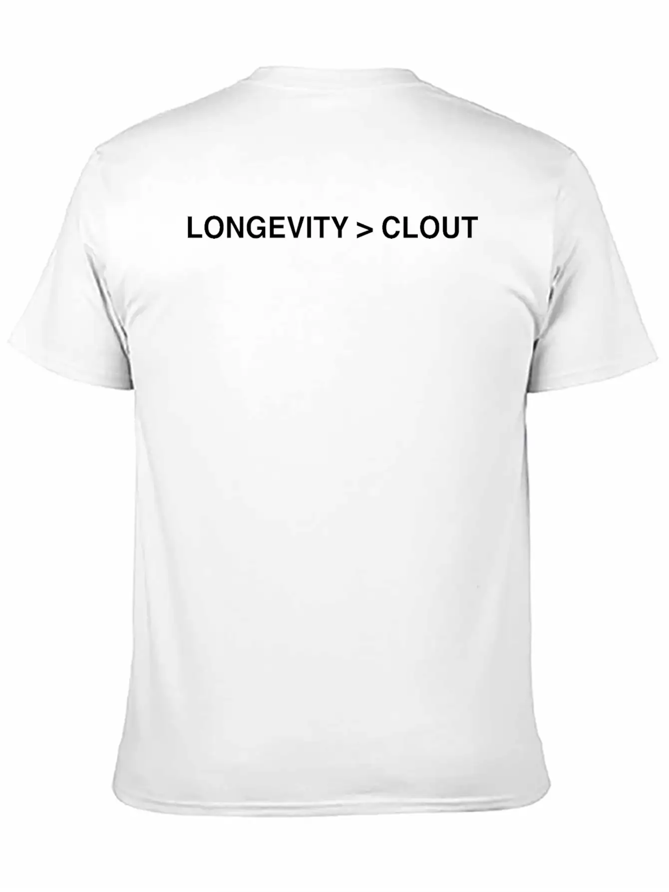 Longevity Over Clout Tee Valentine's Day Soft Cotton Short Sleeve Tee ¨C Unisex Wardrobe Staple