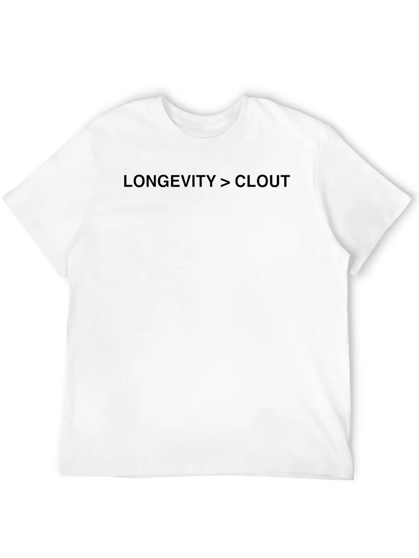 Longevity Over Clout Tee Valentine's Day Soft Cotton Short Sleeve Tee ¨C Unisex Wardrobe Staple