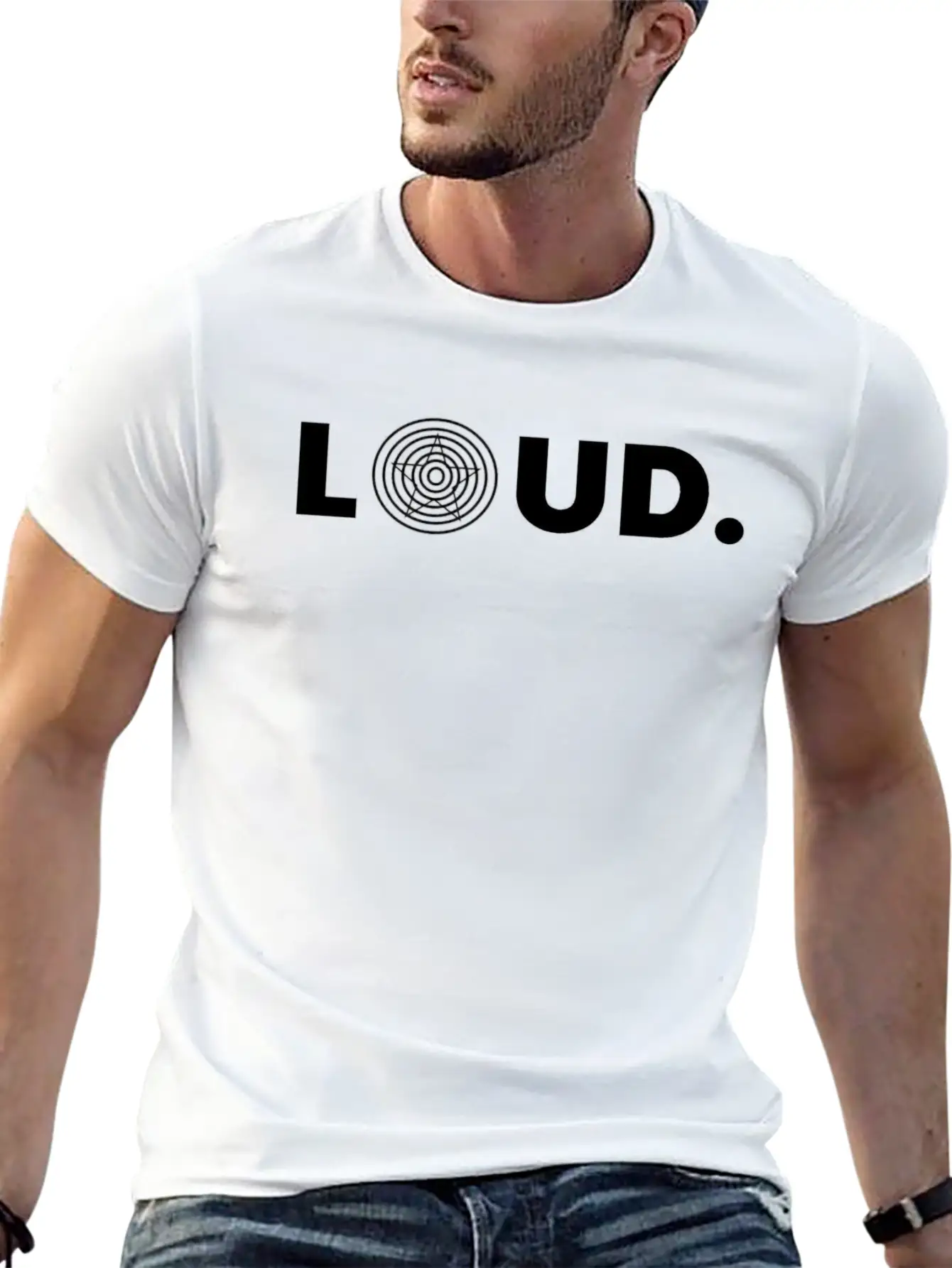 LOUD. Basic Graphic T-Shirt ¨C Daily Comfort In Soft Cotton